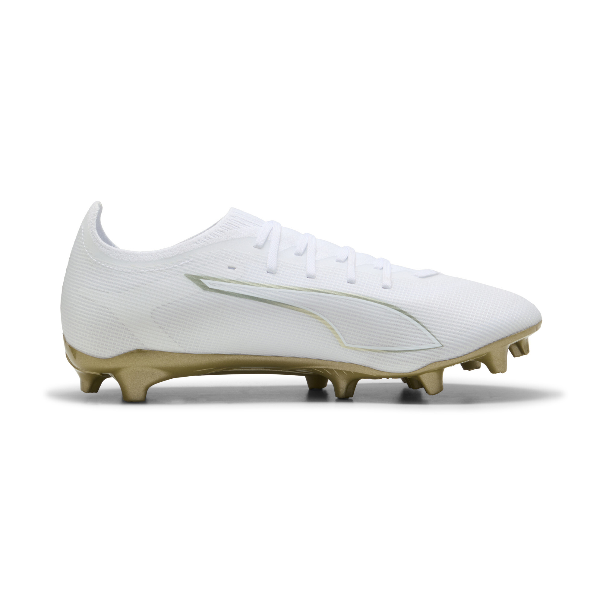 PUMA ULTRA 6 MATCH FG/AG uniseks voetbalschoenen, Zwart/Wit/Goud, Maat 52 thumbnail 3