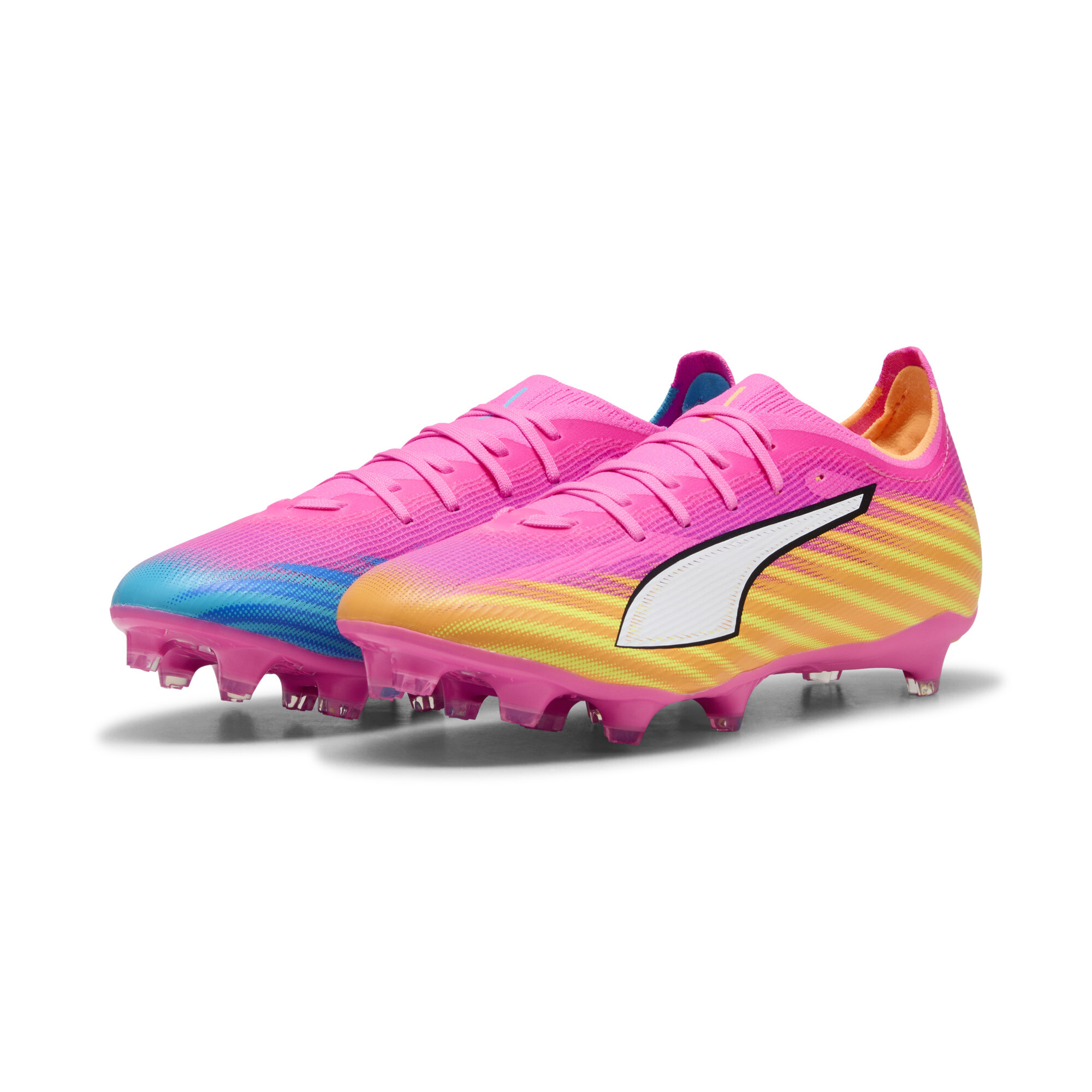 PUMA Chaussure de football ULTRA 6 MATCH FGAG Unisexe Chaussures Jaune - vue 6