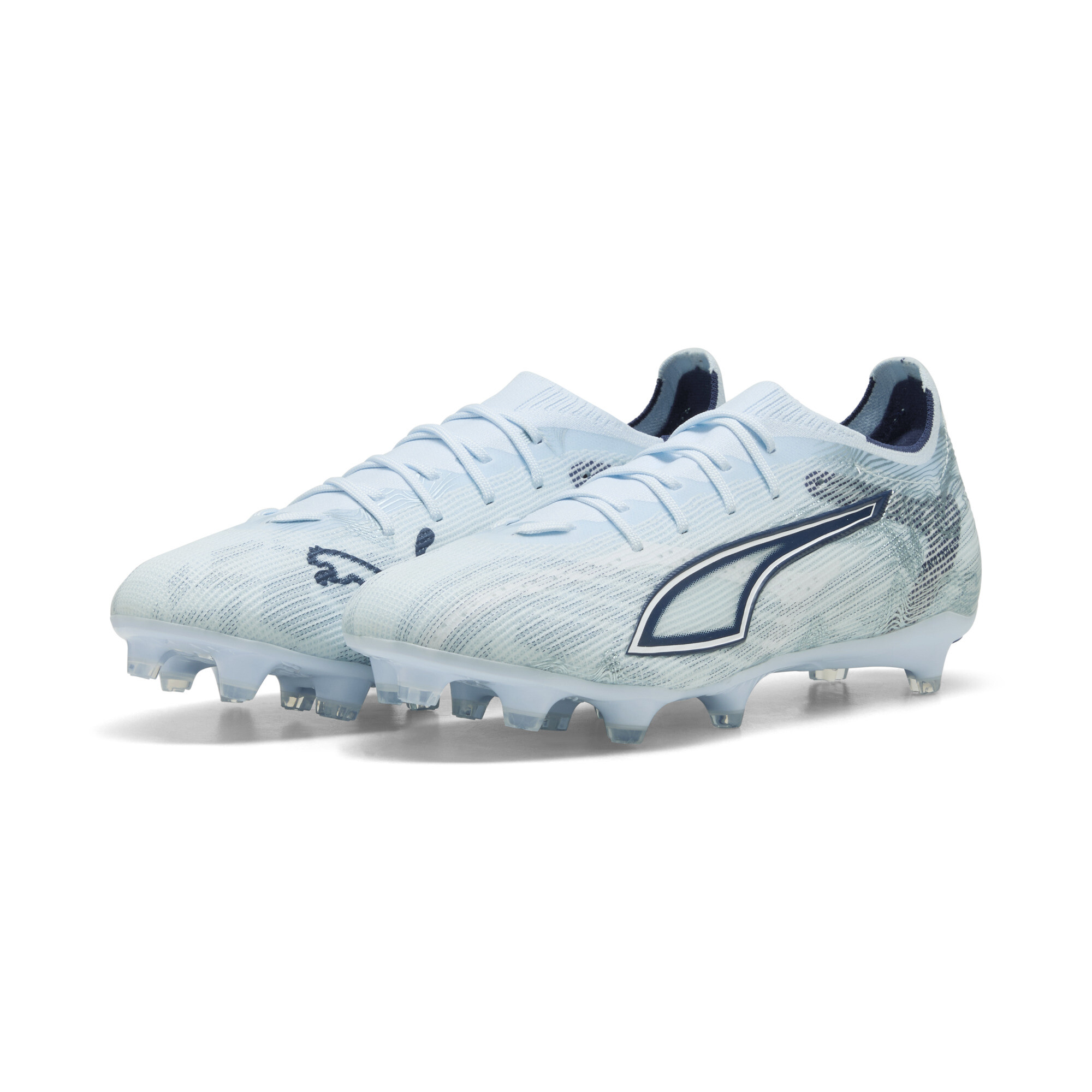 PUMA ULTRA 6 PRO FG uniseks voetbalschoenen, Blauw/Wit, Maat 40 thumbnail 6