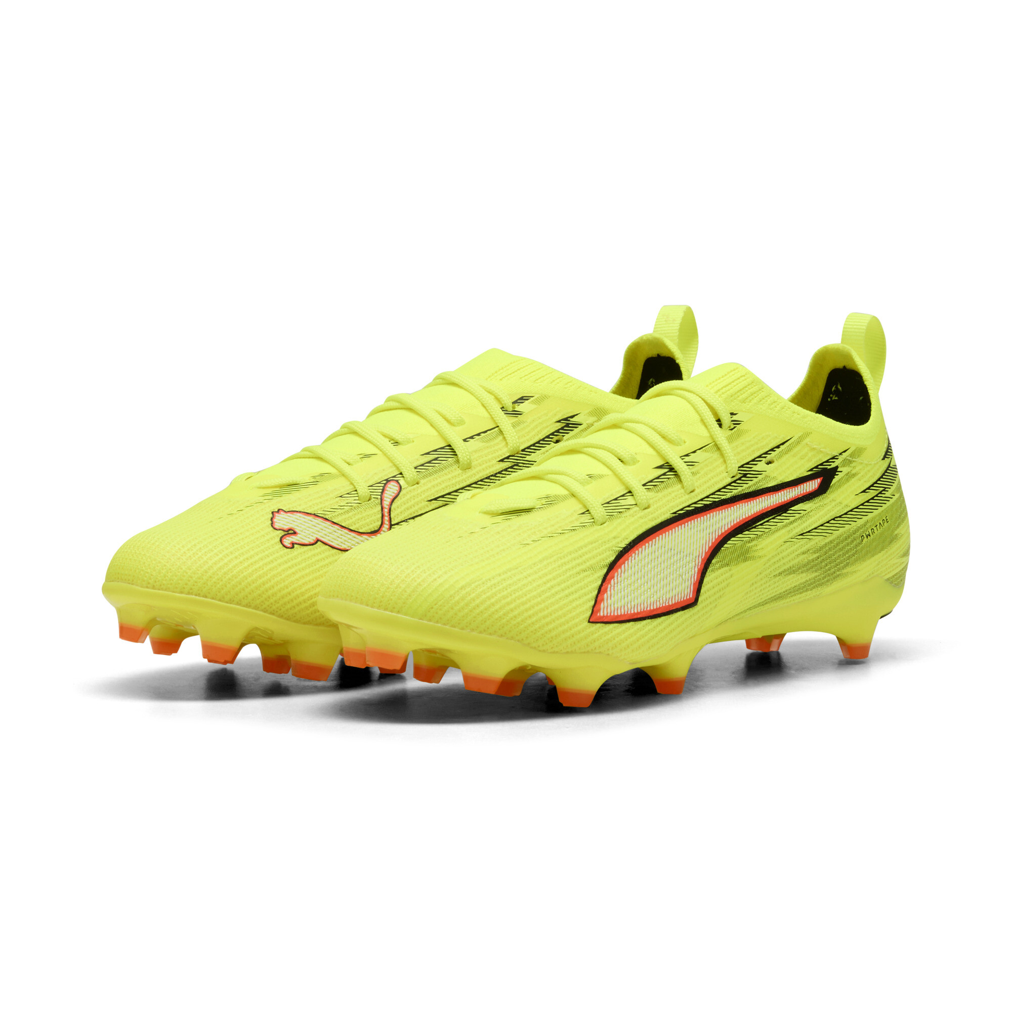 PUMA ULTRA 6 PRO FG/AG voetbalschoenen, Zwart/Rood/Geel, Maat 37 thumbnail 6