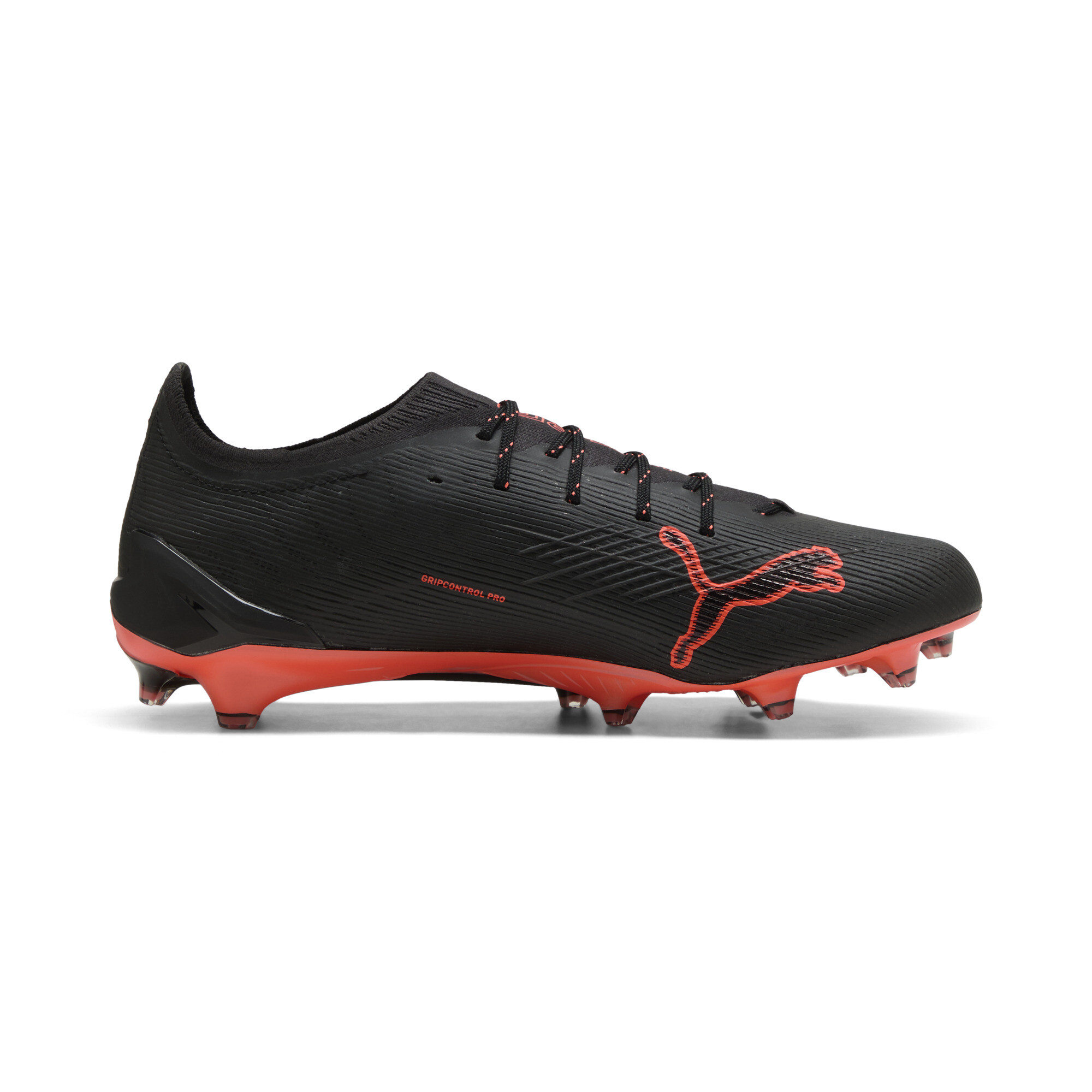 PUMA ULTRA 6 ULTIMATE FG uniseks voetbalschoenen, Zwart/Rood, Maat 36 thumbnail 3