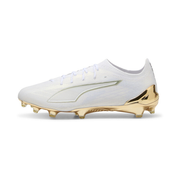 Botines de fútbol PUMA ULTRA 6 ULTIMATE FG En Blanco/Metallic Dorado/Negro