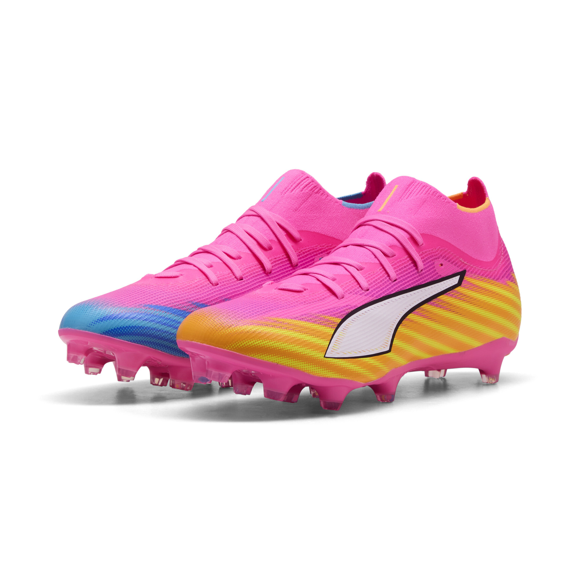 PUMA Chaussure de football ULTRA 6 MATCH+ FGAG Unisexe Chaussures Jaune - vue 4