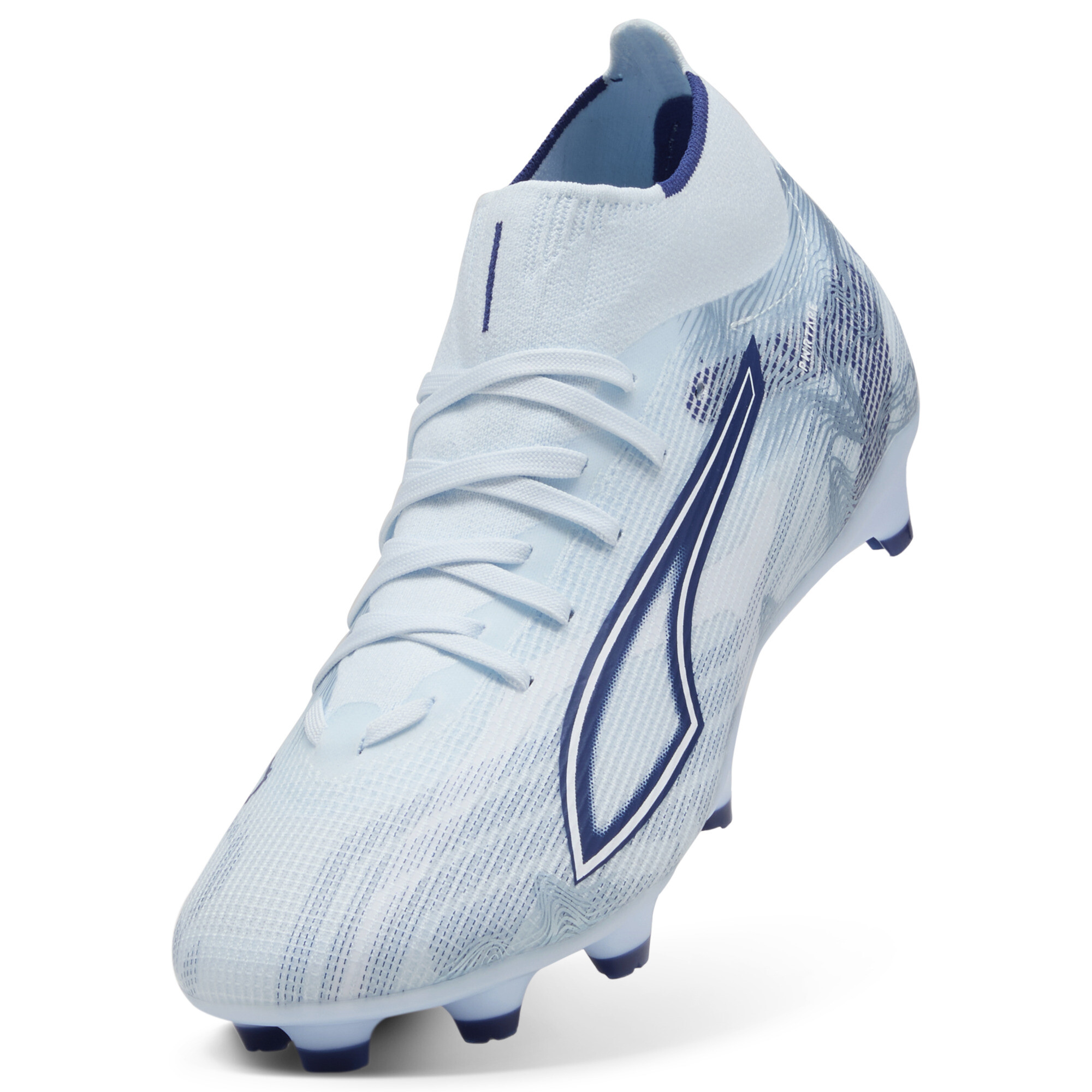 PUMA ULTRA 6 MATCH+ FG voetbalschoenen voor Dames, Blauw/Wit, Maat 39 thumbnail 2