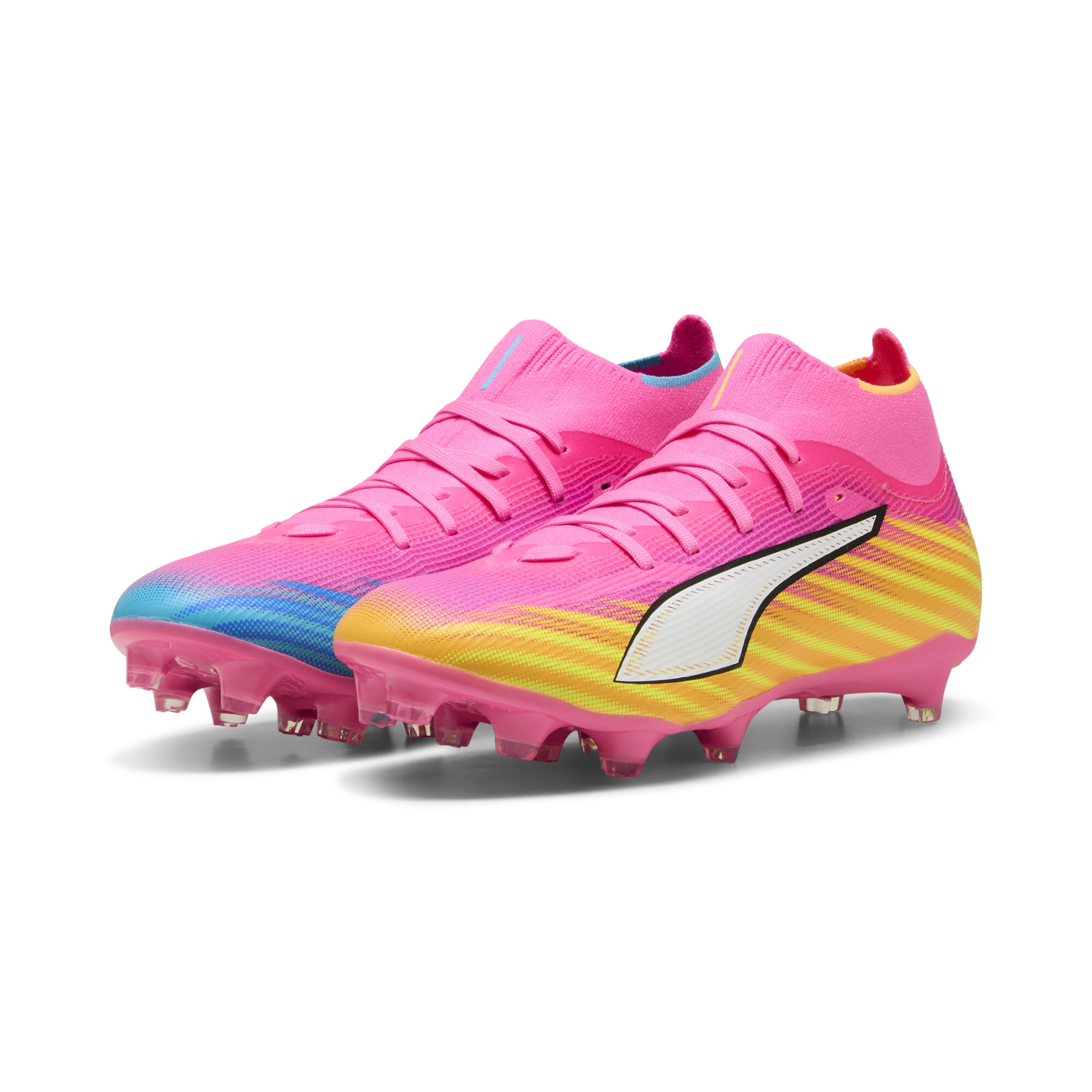 PUMA Chaussures de football ULTRA 6 MATCH+ FG Femme Chaussures Jaune 40.5 - vue 3