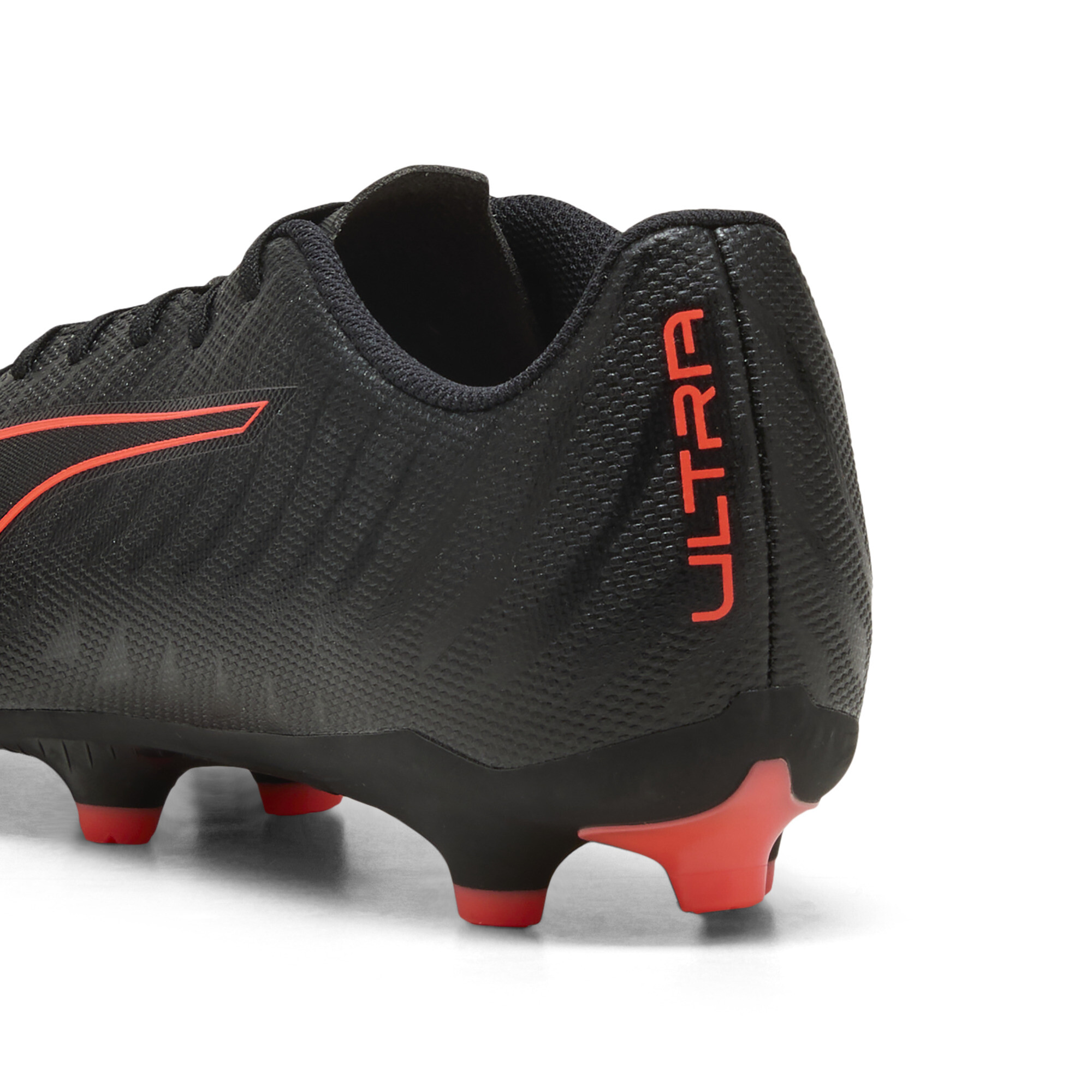 PUMA ULTRA 6 PLAY FG/AG voetbalschoenen uniseks, Zwart/Rood, Maat 43 thumbnail 5