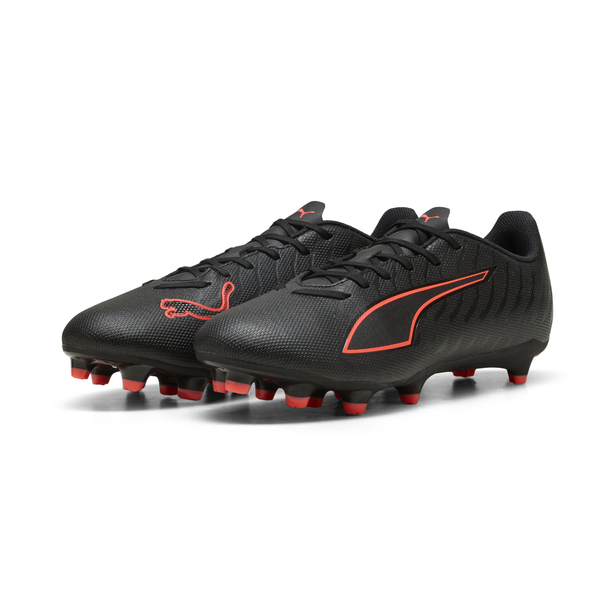 PUMA ULTRA 6 PLAY FG/AG voetbalschoenen uniseks, Zwart/Rood, Maat 43 thumbnail 6
