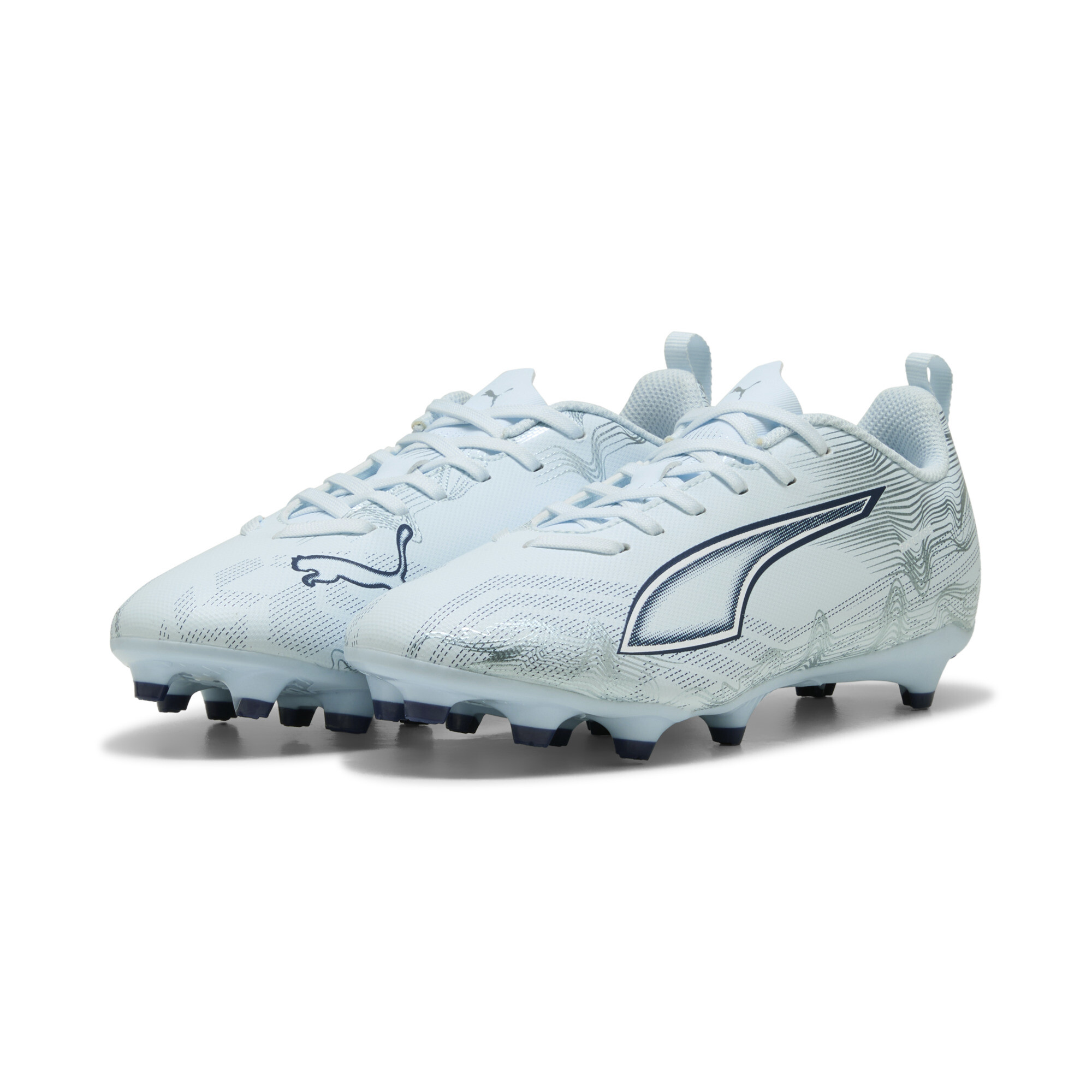 PUMA ULTRA 6 PLAY FG/AG voetbalschoenen, Blauw/Wit, Maat 34 thumbnail 6