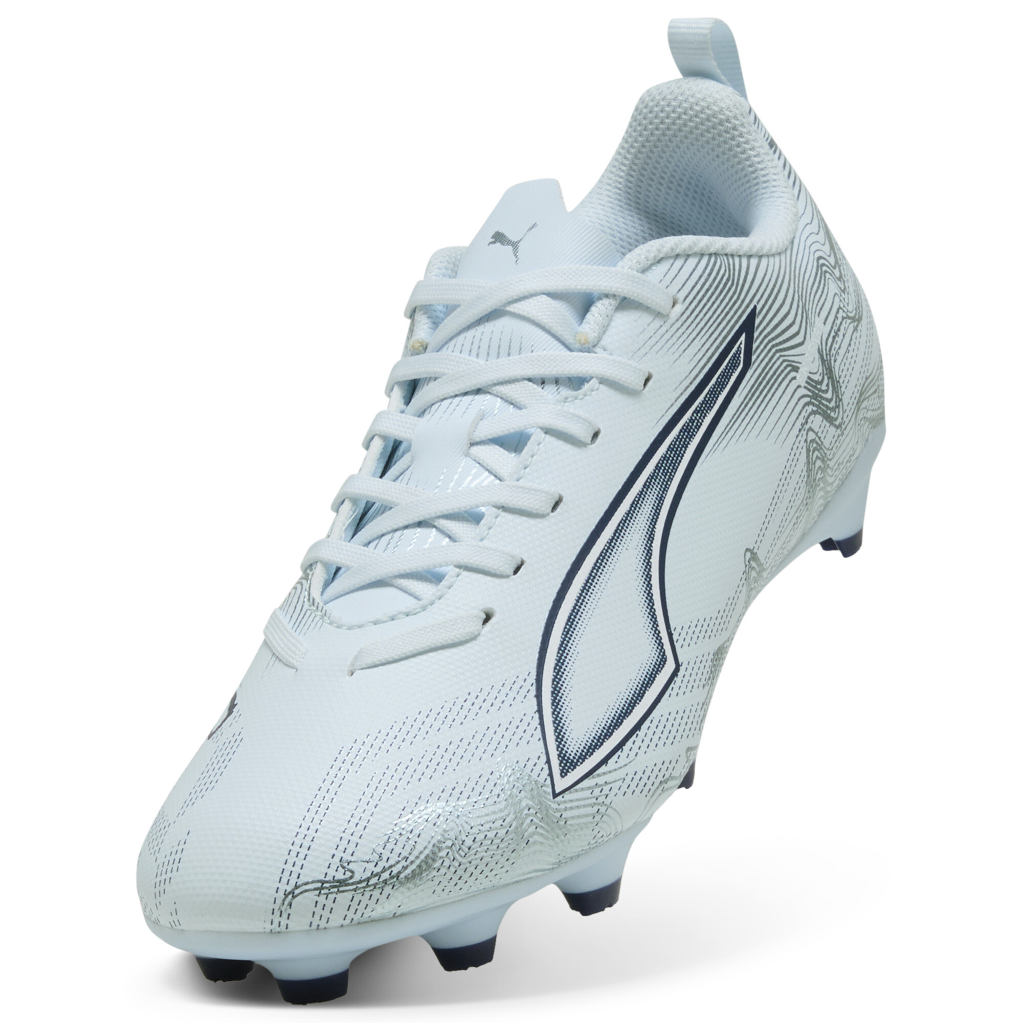 PUMA ULTRA 6 PLAY FG/AG voetbalschoenen, Blauw/Wit, Maat 34 thumbnail 2
