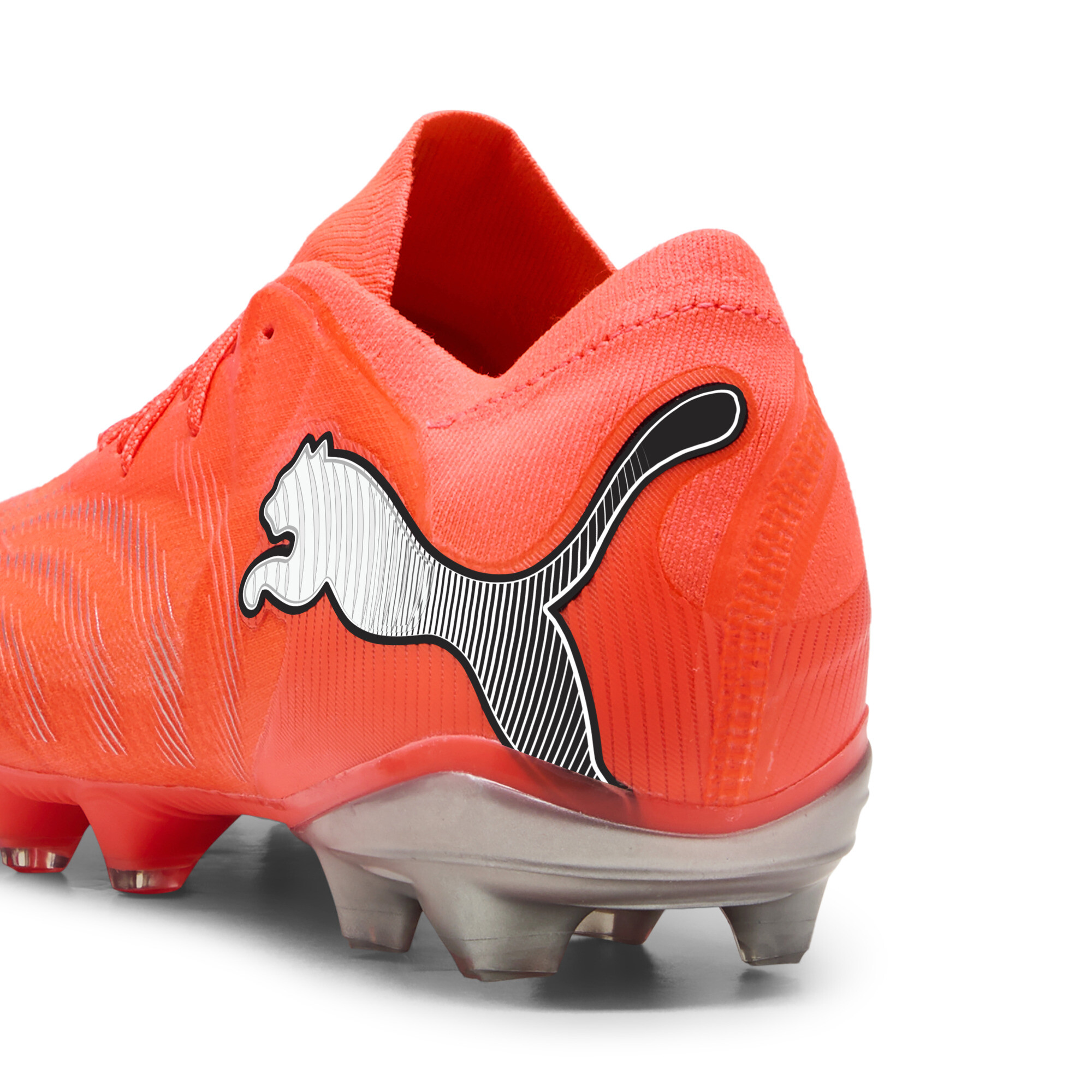 PUMA FUTURE 9 FUSION FG/AG uniseks voetbalschoenen, Zwart/Rood/Wit, Maat 44 thumbnail 5