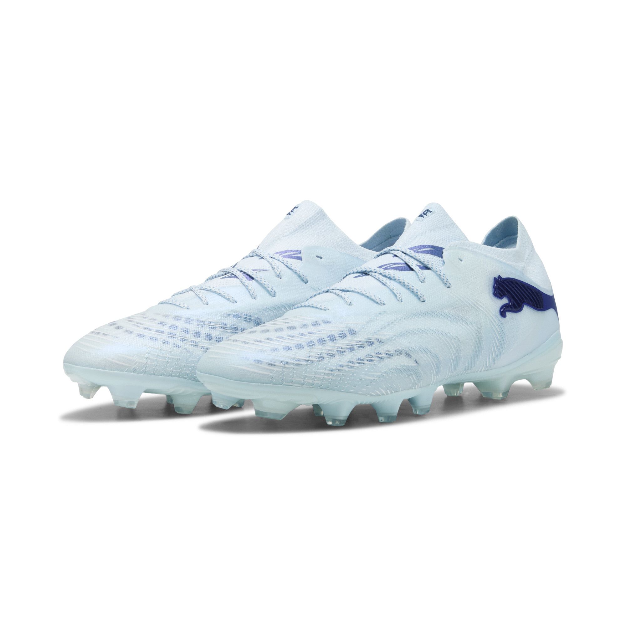 PUMA FUTURE 9 FUSION FG/AG uniseks voetbalschoenen, Blauw, Maat 44,5 thumbnail 6