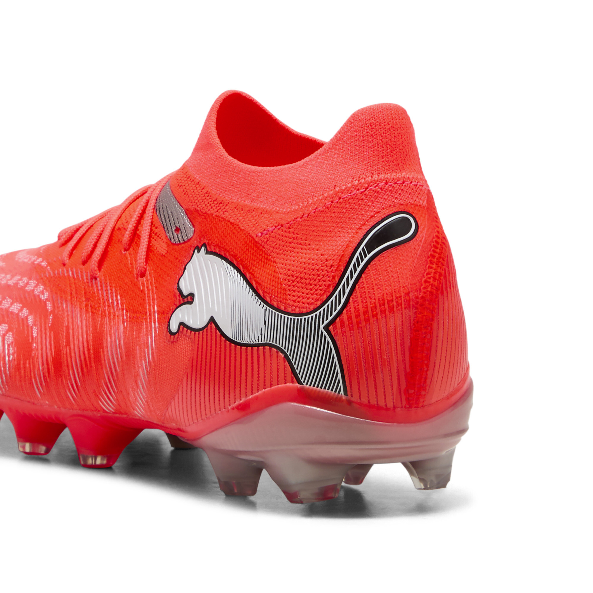 PUMA FUTURE 9 MATCH FG/AG uniseks voetbalschoenen, Zwart/Rood/Wit, Maat 43 thumbnail 5