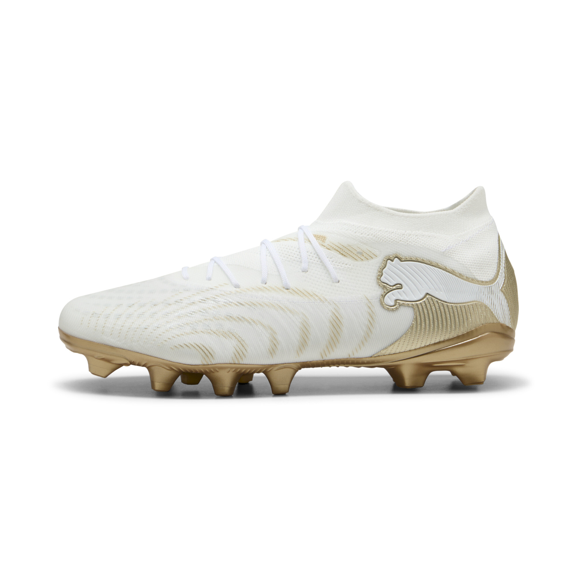 PUMA FUTURE 9 MATCH Men's Firm/Artificial Ground Soccer Cleats Shoes in White - 108713_04