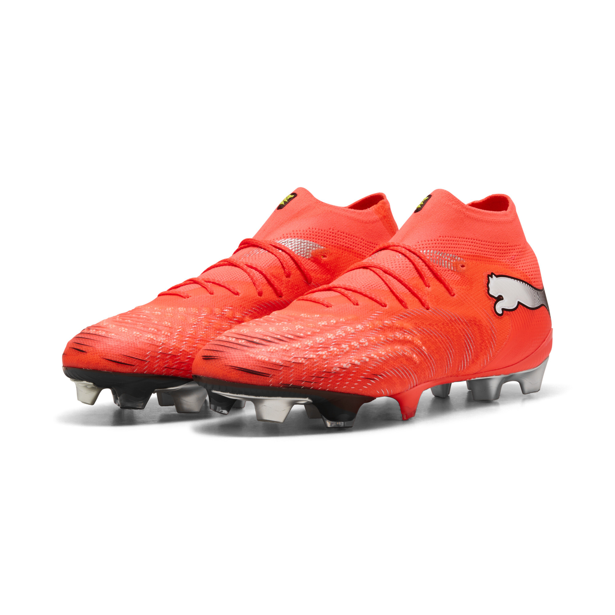 PUMA FUTURE 9 ULTIMATE FG voetbalschoenen voor Dames, Zwart/Rood/Wit, Maat 37 thumbnail 7