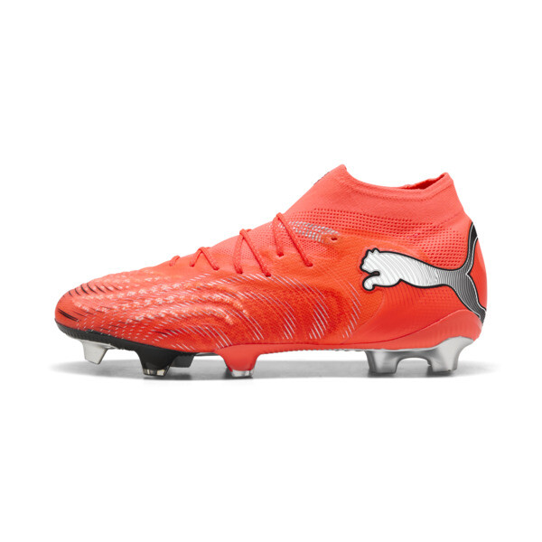 Botines de fútbol PUMA FUTURE 9 ULTIMATE FG para Mujer En Glowing Rojo/Blanco/Negro