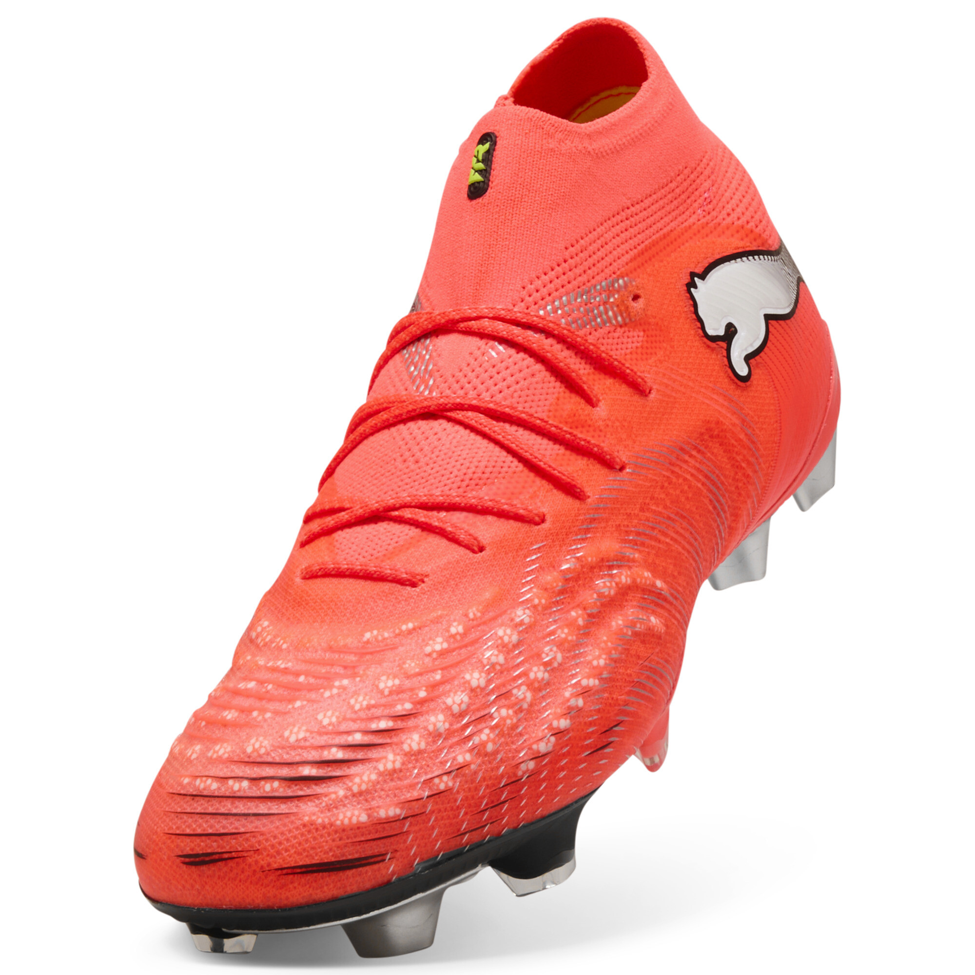 PUMA FUTURE 9 ULTIMATE FG voetbalschoenen voor Dames, Zwart/Rood/Wit, Maat 37 thumbnail 3