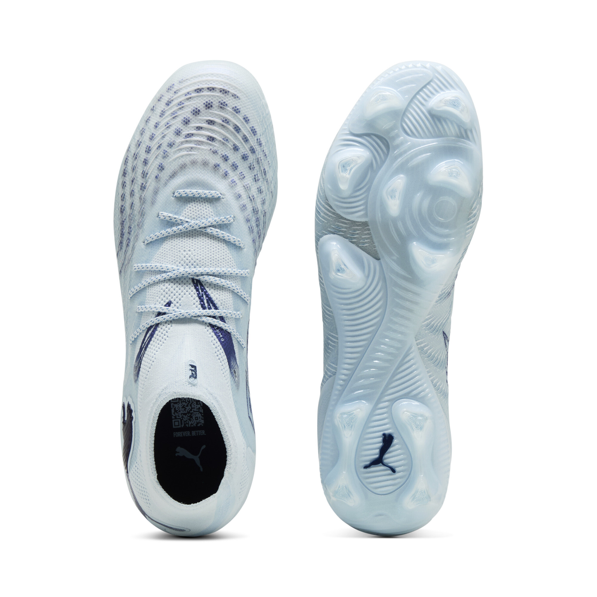 PUMA FUTURE 9 ULTIMATE FG voetbalschoenen voor Dames, Blauw, Maat 40 thumbnail 4