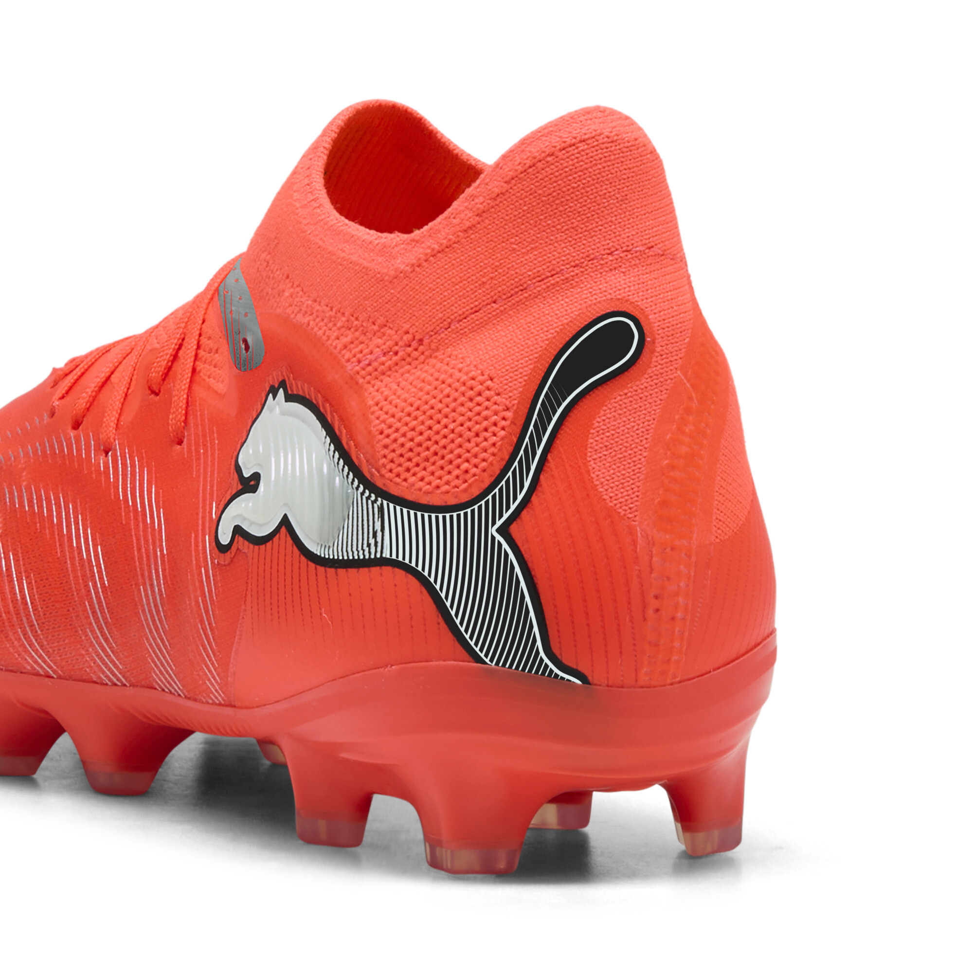 PUMA FUTURE 9 PRO FG/AG voetbalschoenen, Zwart/Rood/Wit, Maat 31 thumbnail 5