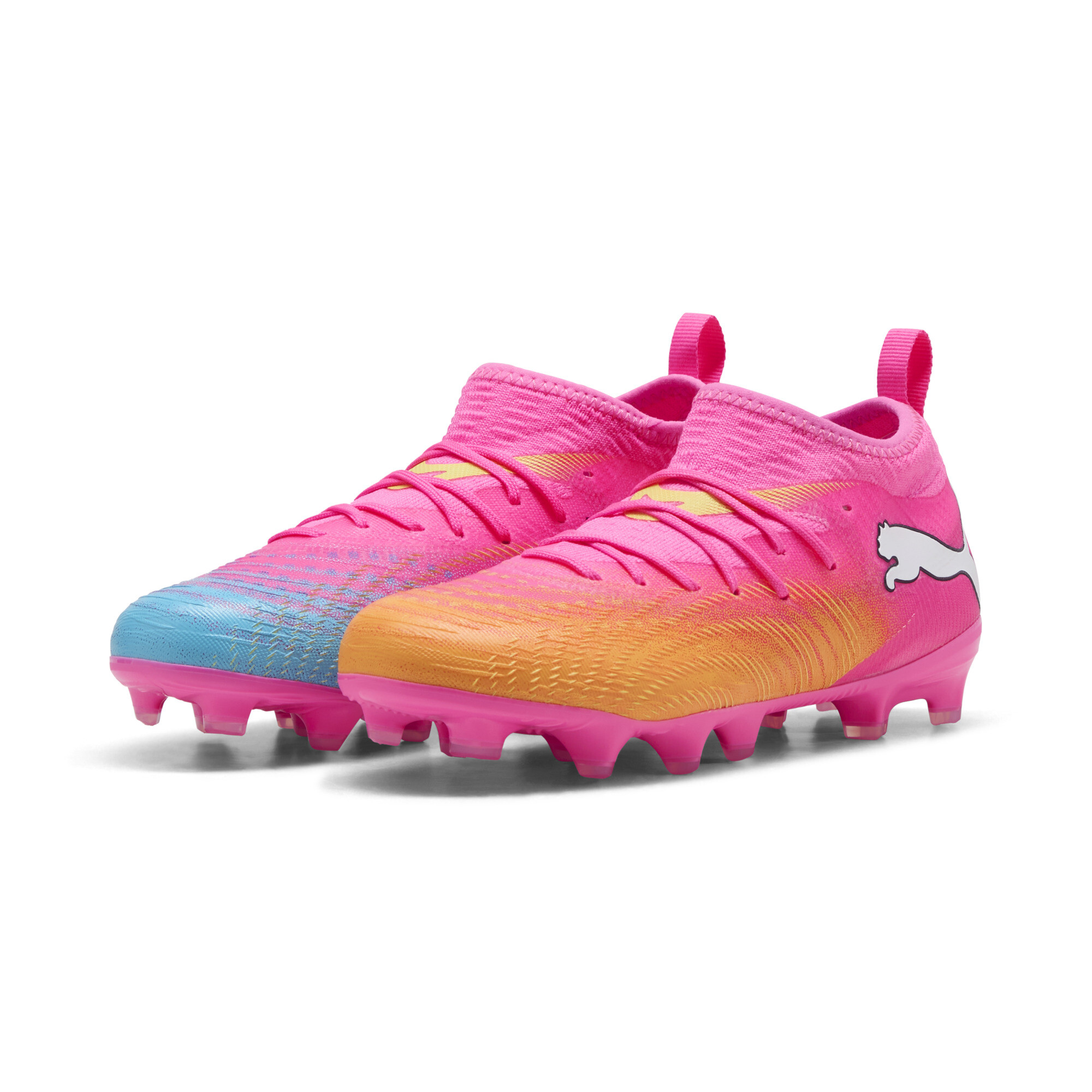 PUMA Chaussures de football FUTURE 9 MATCH FGAG Enfant et Adolescent Chaussures - vue 4