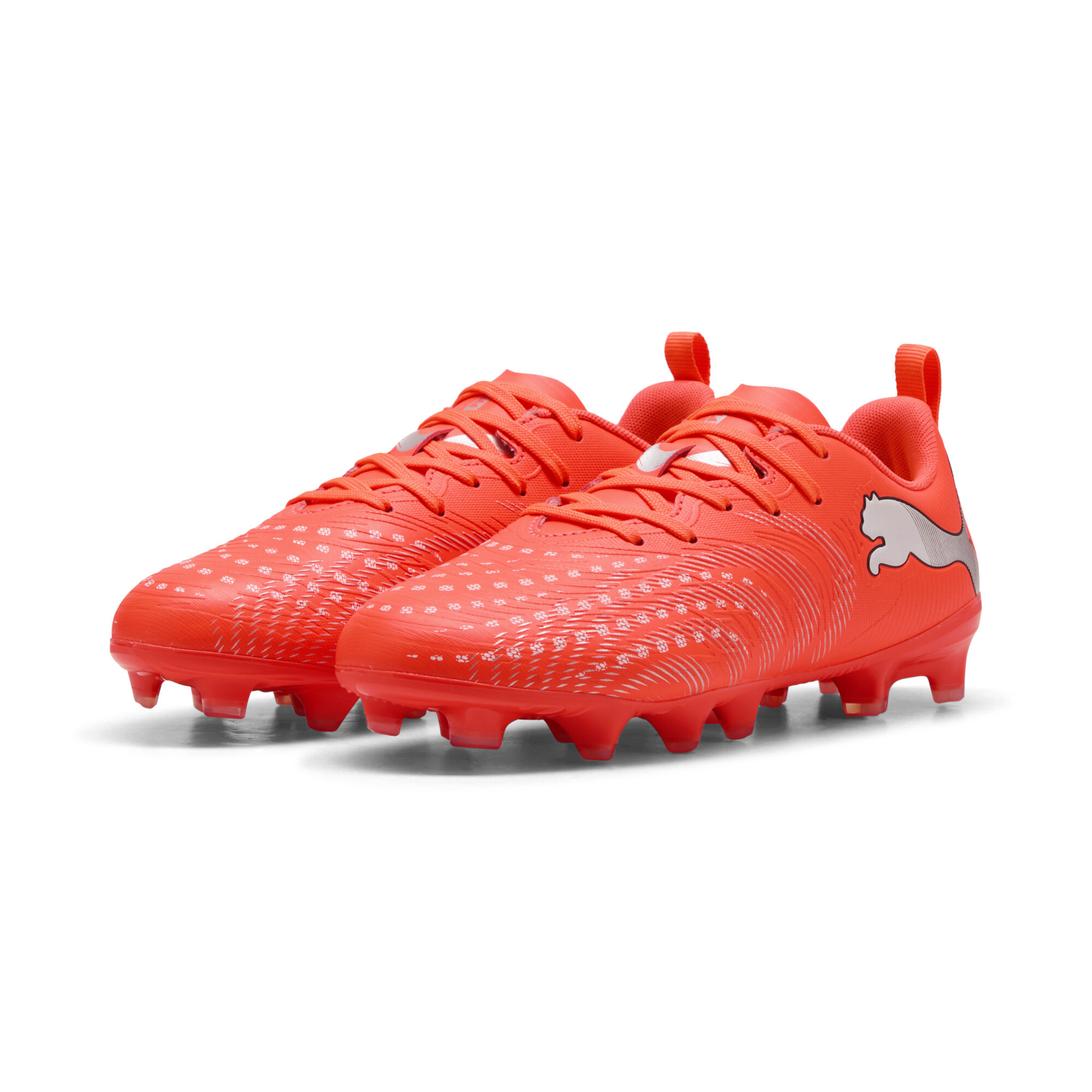 PUMA ULTRA 6 PLAY FG/AG uniseks voetbalschoenen, Zwart/Rood/Wit, Maat 31 thumbnail 6