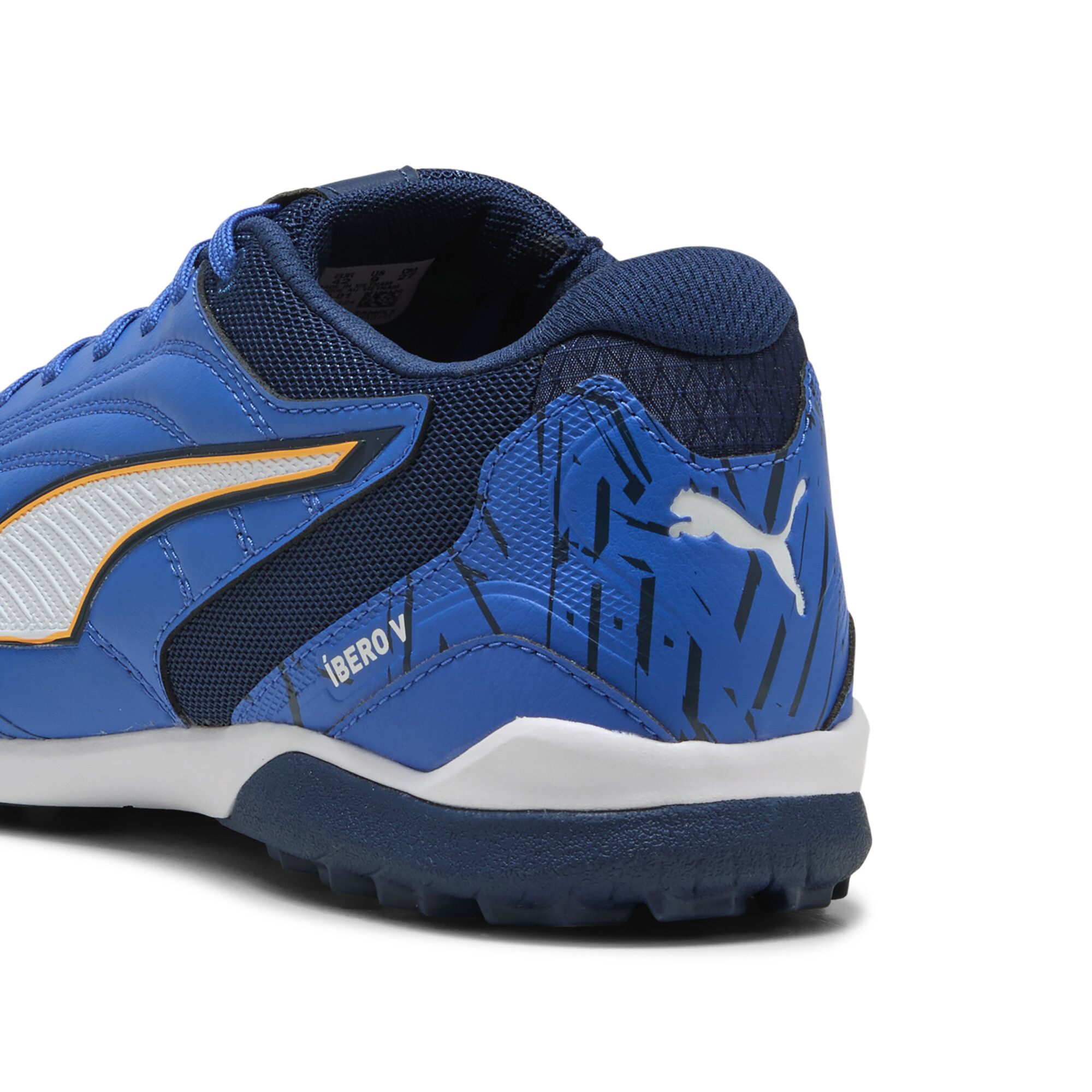 PUMA IBERO TT uniseks futsalschoenen, Blauw/Wit, Maat 44,5 thumbnail 5