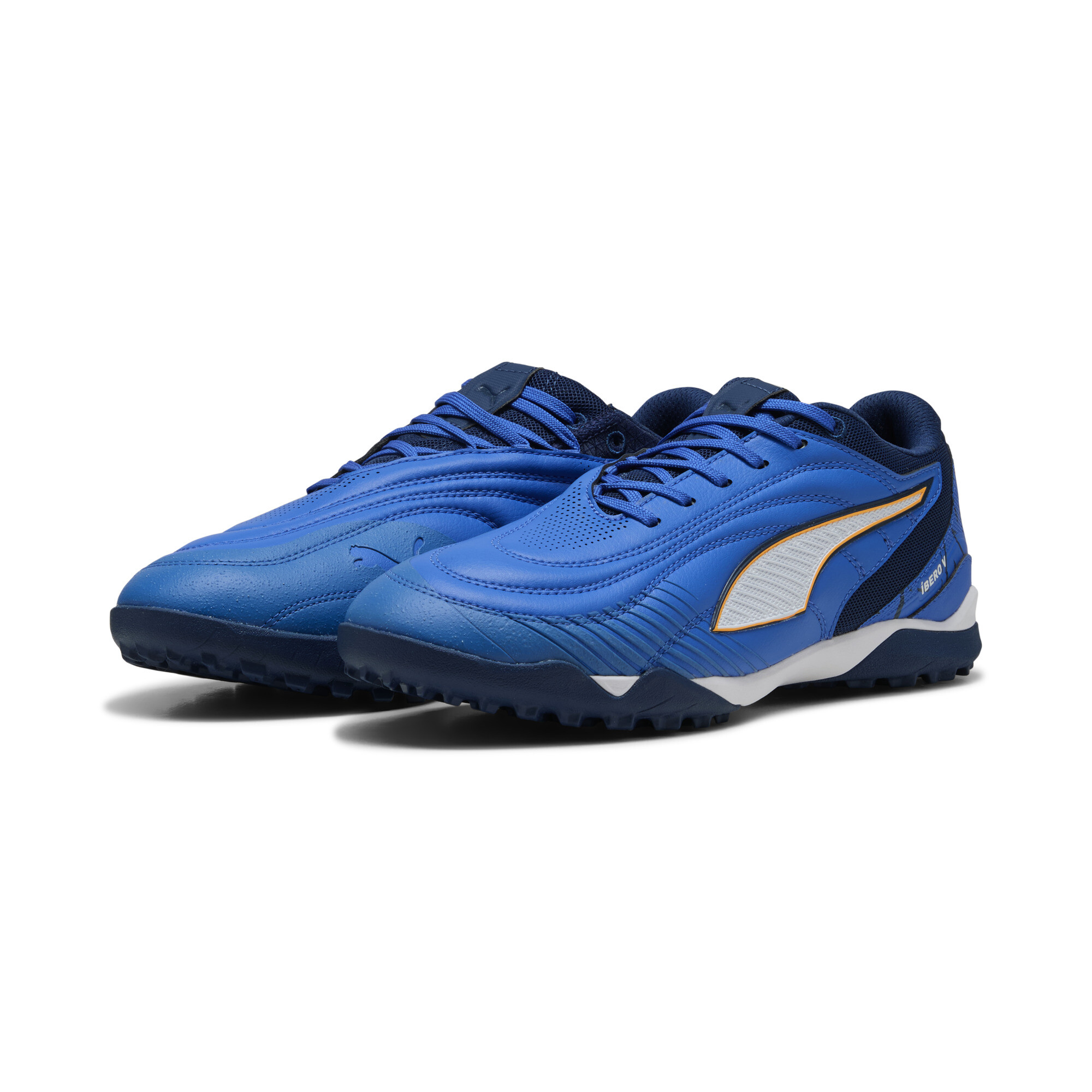 PUMA IBERO TT uniseks futsalschoenen, Blauw/Wit, Maat 44,5 thumbnail 6