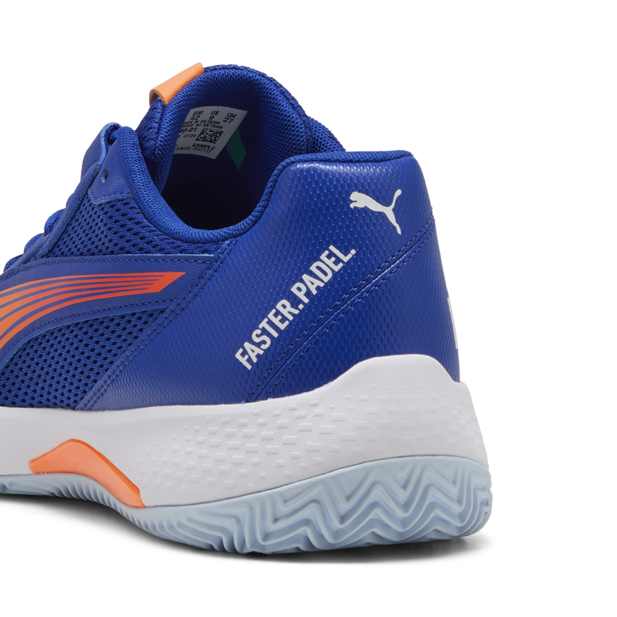 PUMA NOVA Court Momo GonzÃ¡lez padelschoenen uniseks, Blauw/Wit, Maat 44,5 thumbnail 5