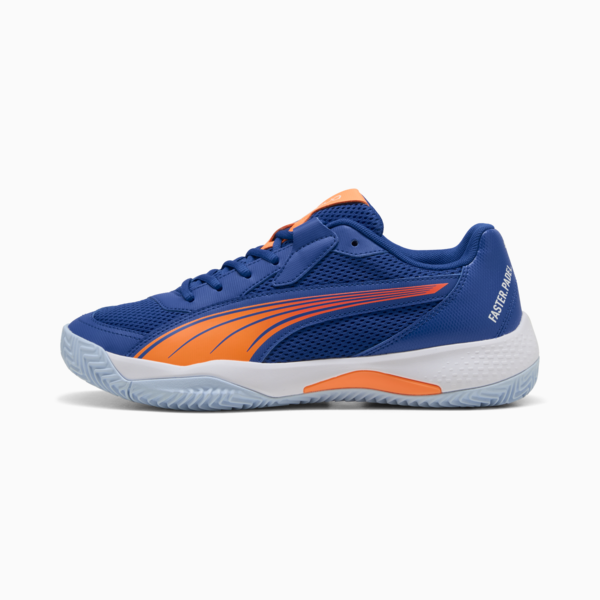 NOVA Court Momo González Padel Shoes Unisex, Vivid Blue-Heat Fire-PUMA White-Glowing Red, large-ZAF