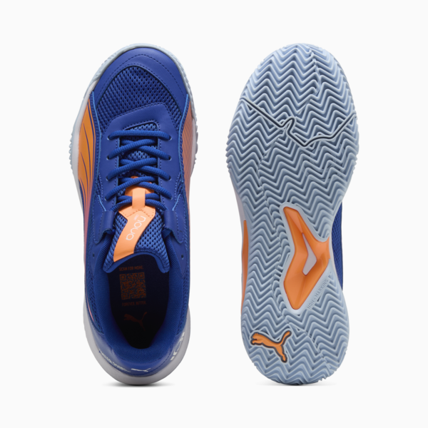 NOVA Court Momo González Padel Shoes Unisex, Vivid Blue-Heat Fire-PUMA White-Glowing Red, large-ZAF