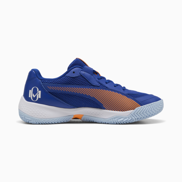 NOVA Court Momo González Padel Shoes Unisex, Vivid Blue-Heat Fire-PUMA White-Glowing Red, large-ZAF
