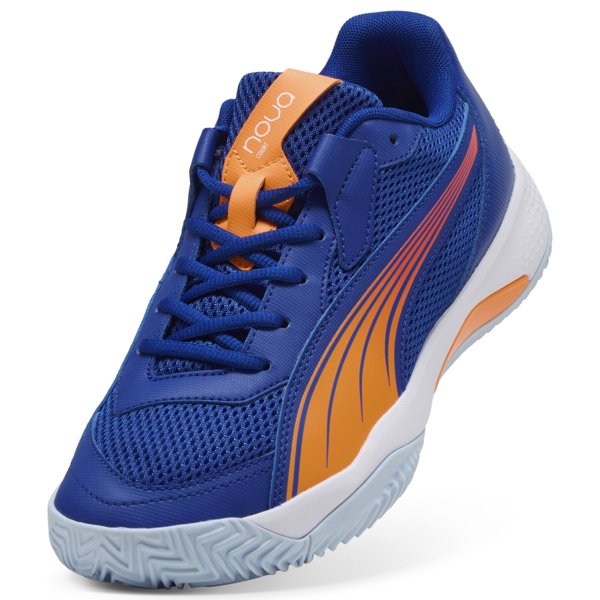PUMA NOVA Court Momo GonzÃ¡lez padelschoenen uniseks, Blauw/Wit, Maat 44,5 thumbnail 2