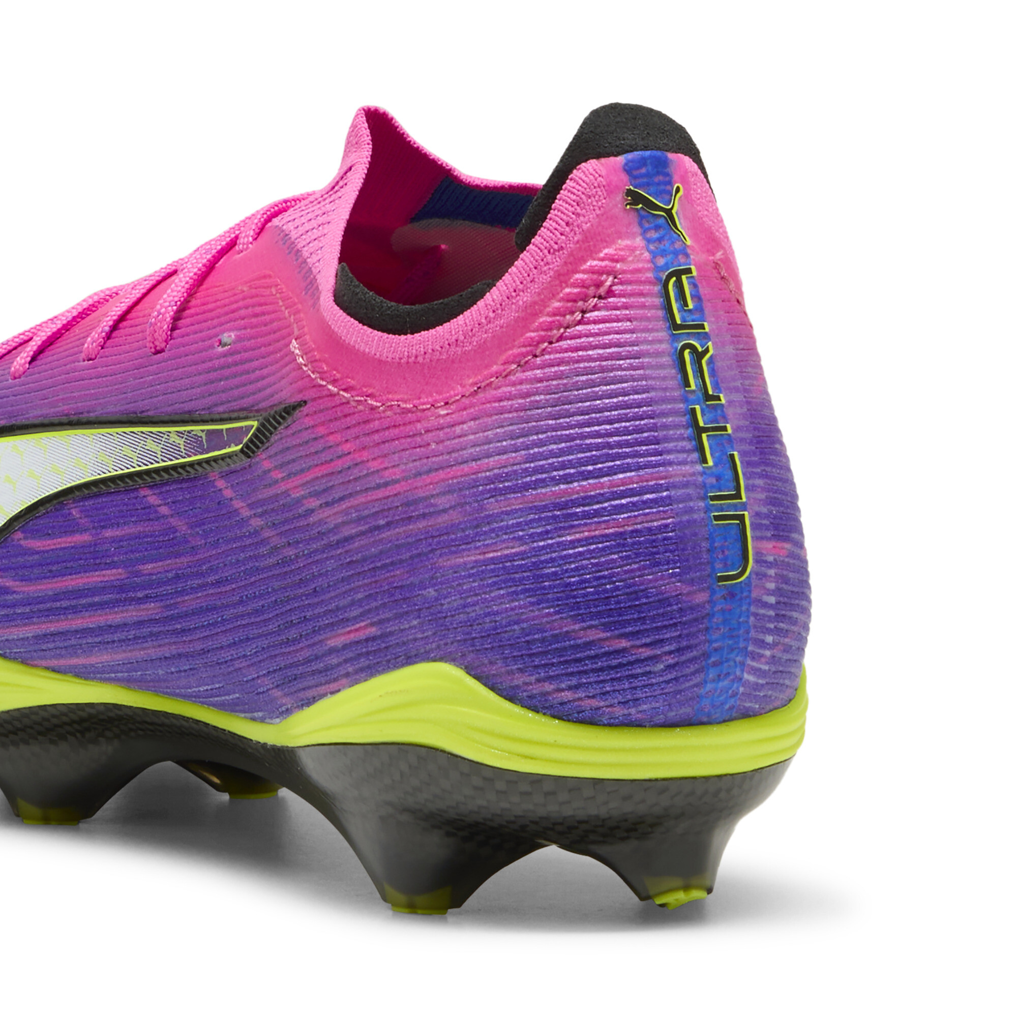 PUMA ULTRA 6 CARBON NITROâ¢ FG uniseks voetbalschoenen, Blauw/Roze/Groen, Maat 44,5 thumbnail 5
