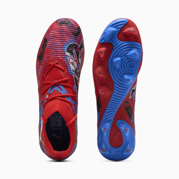 FUTURE 8 MATCH PLAYMAKERS FG/AG Boots Ground Unisex, PUMA Red-PUMA Black-Ultra Blue-Pink Pixel, large-ZAF