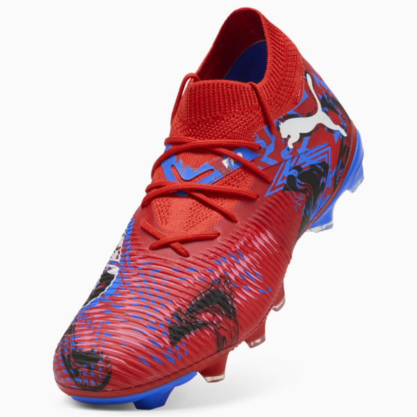 FUTURE 8 MATCH PLAYMAKERS FG/AG Boots Ground Unisex, PUMA Red-PUMA Black-Ultra Blue-Pink Pixel, large-ZAF