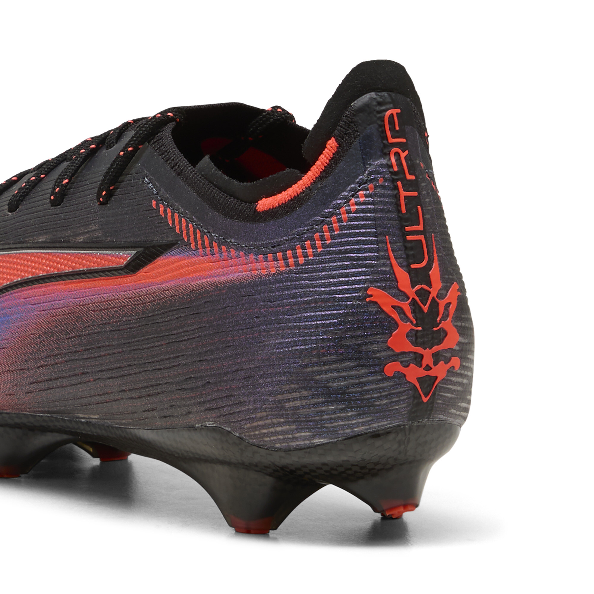 PUMA ULTRA 6 CARBON RELENTLESS FG uniseks voetbalschoenen, Zwart/Rood, Maat 44,5 thumbnail 6