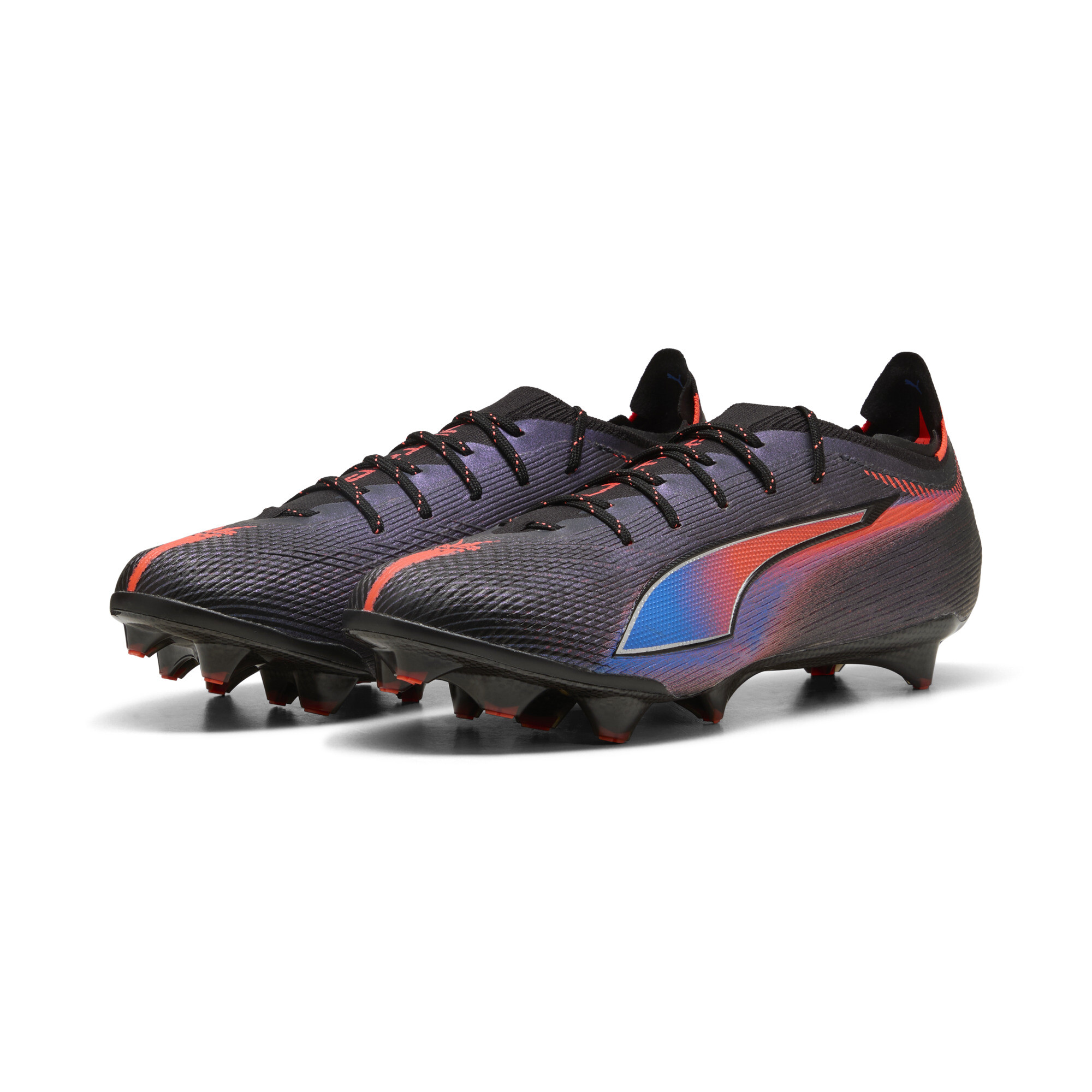 PUMA ULTRA 6 CARBON RELENTLESS FG uniseks voetbalschoenen, Zwart/Rood, Maat 44,5 thumbnail 7