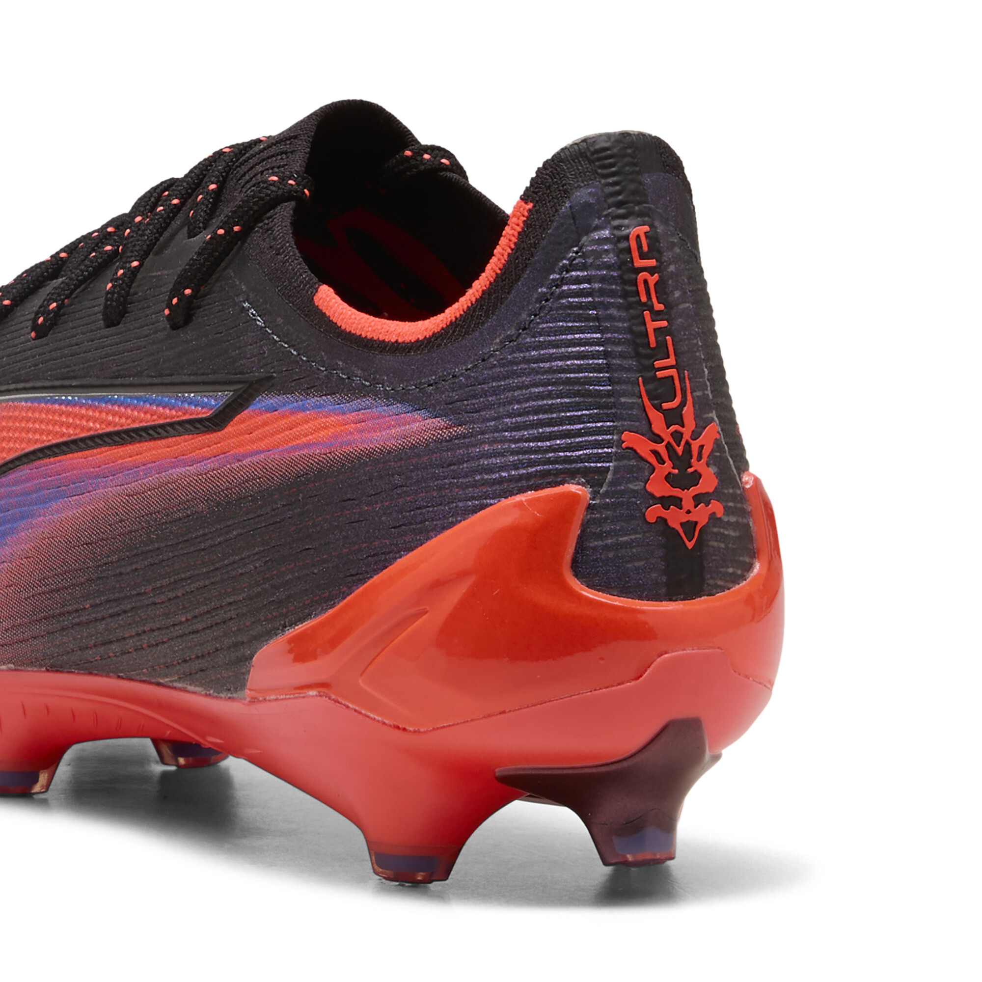 PUMA ULTRA 6 ULTIMATE RELENTLESS FG uniseks voetbalschoenen, Zwart/Rood, Maat 42 thumbnail 6
