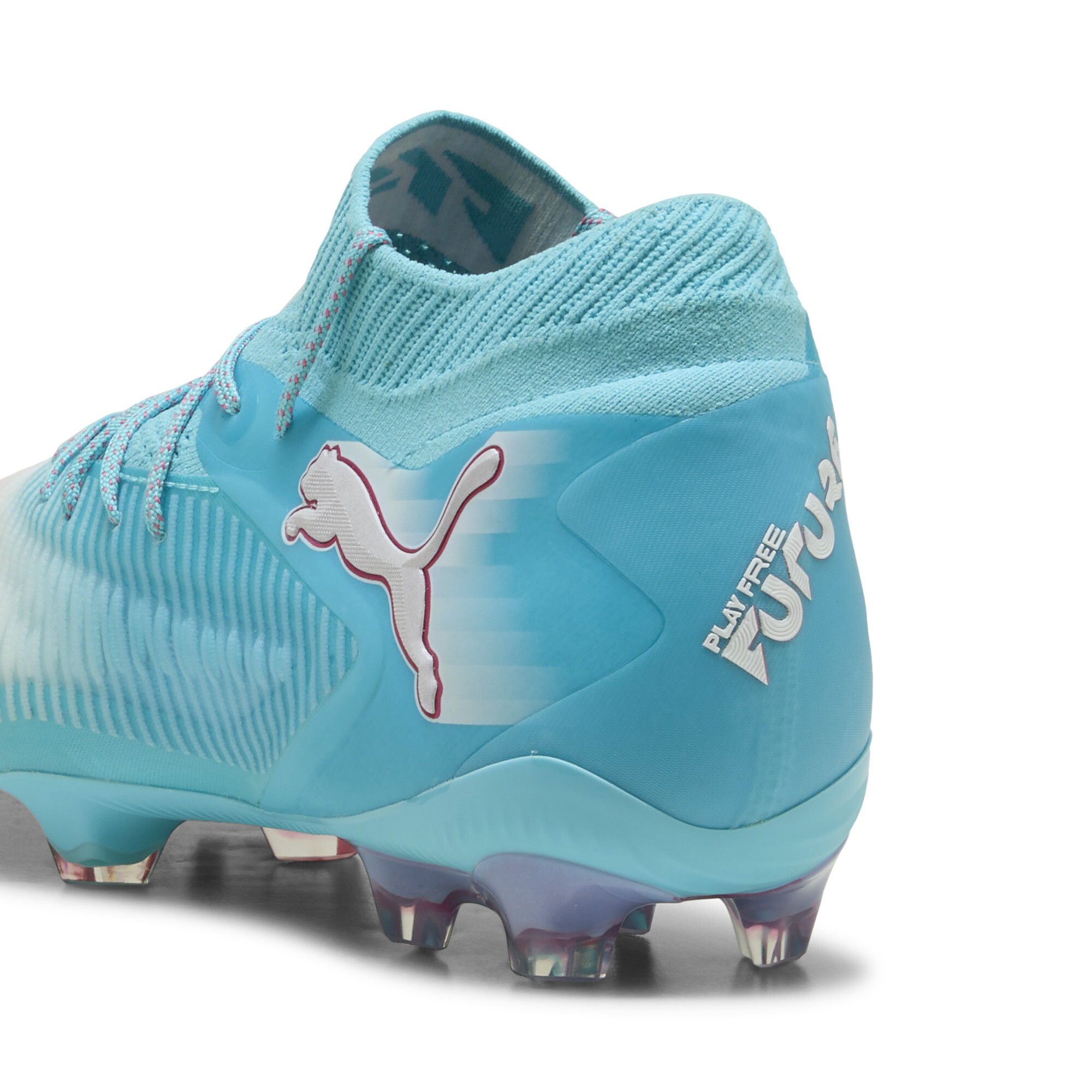 PUMA FUTURE 8 ULTIMATE RE-CHARGE FG uniseks voetbalschoenen, Blauw/Roze/Wit, Maat 43 thumbnail 6