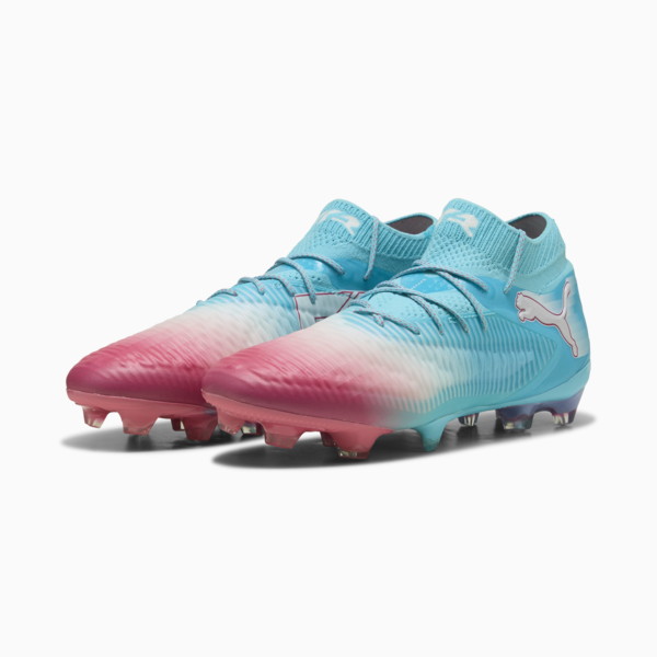 FUTURE 8 ULTIMATE RE-CHARGE FG Football Boots Unisex, Hero Blue-PUMA White-Sunset Pink, large-ZAF