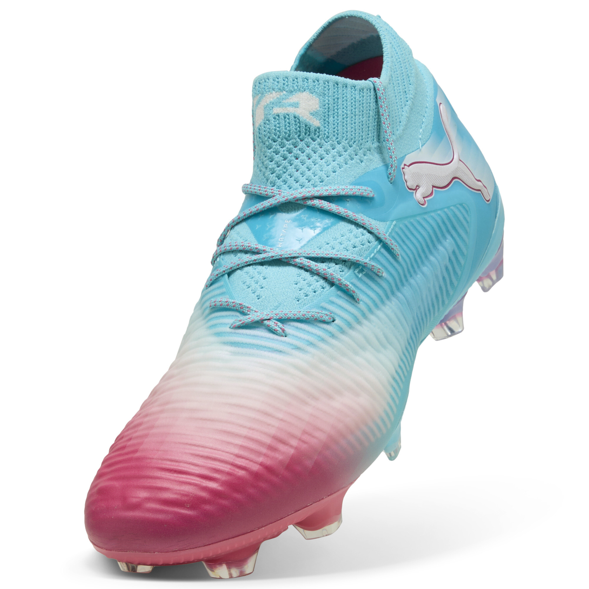 PUMA FUTURE 8 ULTIMATE RE-CHARGE FG uniseks voetbalschoenen, Blauw/Roze/Wit, Maat 43 thumbnail 3