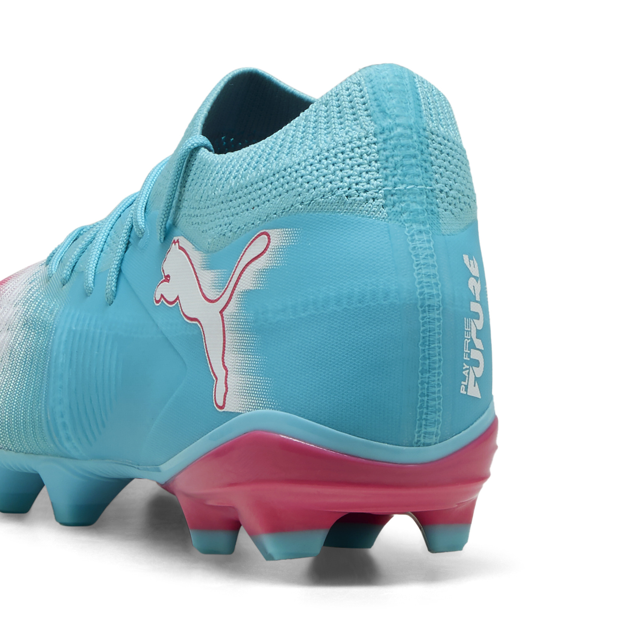 PUMA FUTURE 8 MATCH RE-CHARGE FG/AG uniseks voetbalschoenen, Blauw/Roze/Wit, Maat 46 thumbnail 5