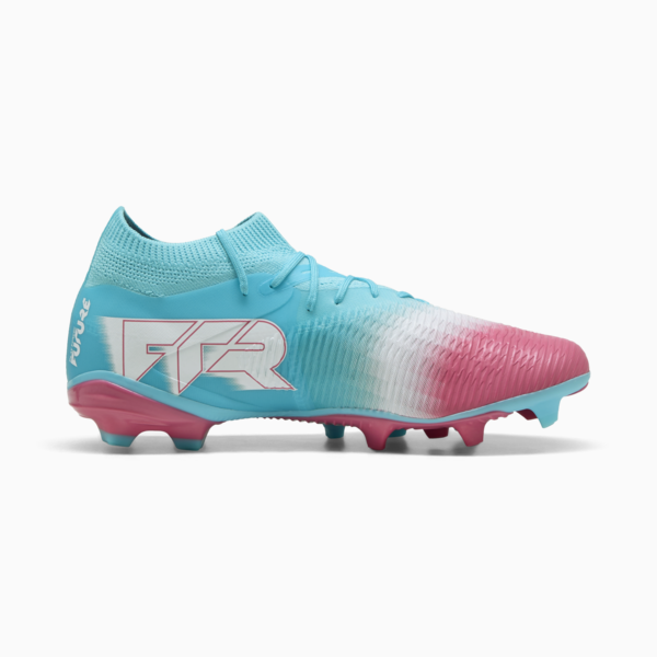 FUTURE 8 MATCH RE-CHARGE FG/AG Football Boots Unisex, Hero Blue-PUMA White-Sunset Pink, large-ZAF