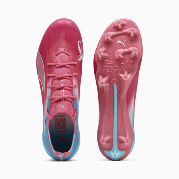 ULTRA 6 ULTIMATE RE-CHARGE FG Football Boots Unisex, Hero Blue-Sunset Pink-Garnet Rose, large-ZAF