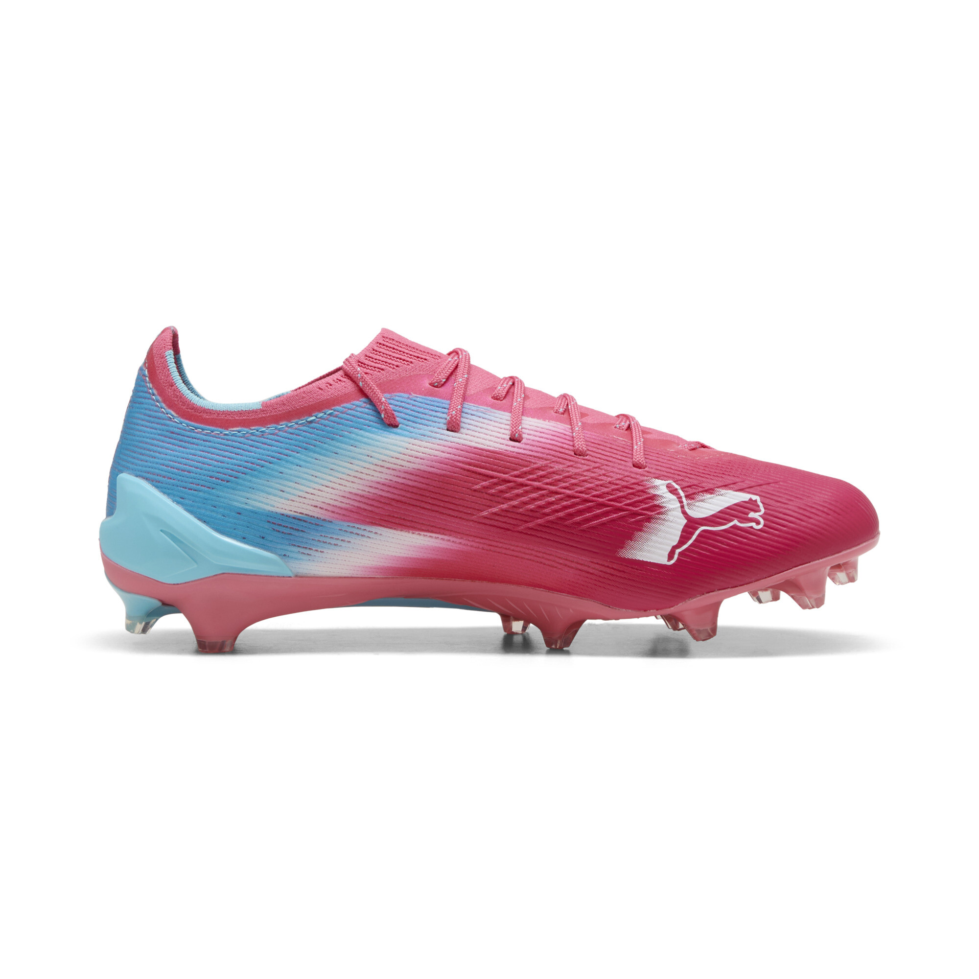 PUMA ULTRA 6 ULTIMATE RE-CHARGE FG uniseks voetbalschoenen, Blauw/Roze, Maat 46 thumbnail 4
