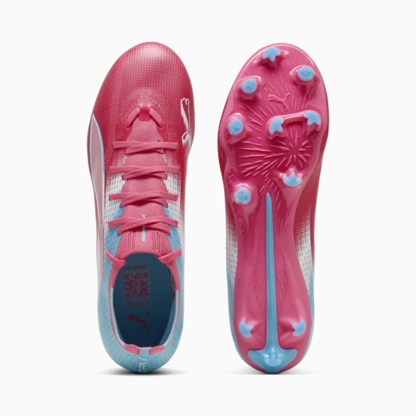 ULTRA 6 MATCH RE-CHARGE FG/AG Football Boots Unisex, Hero Blue-Sunset Pink-Garnet Rose, large-ZAF