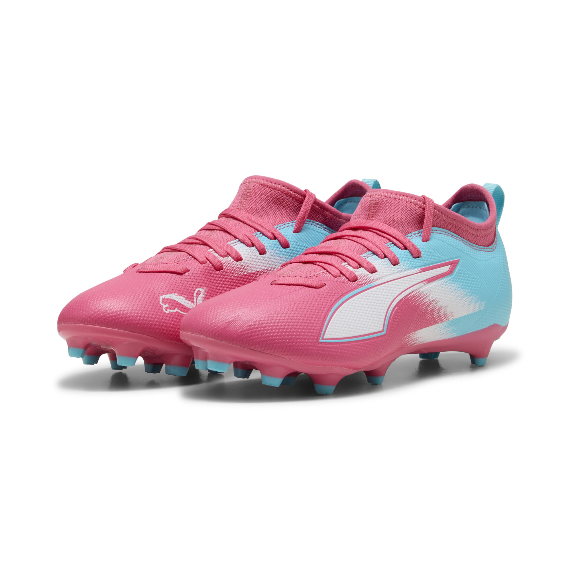 PUMA ULTRA 6 MATCH RE-CHARGE FG/AG voetbalschoenen, Blauw/Roze, Maat 37,5 thumbnail 6