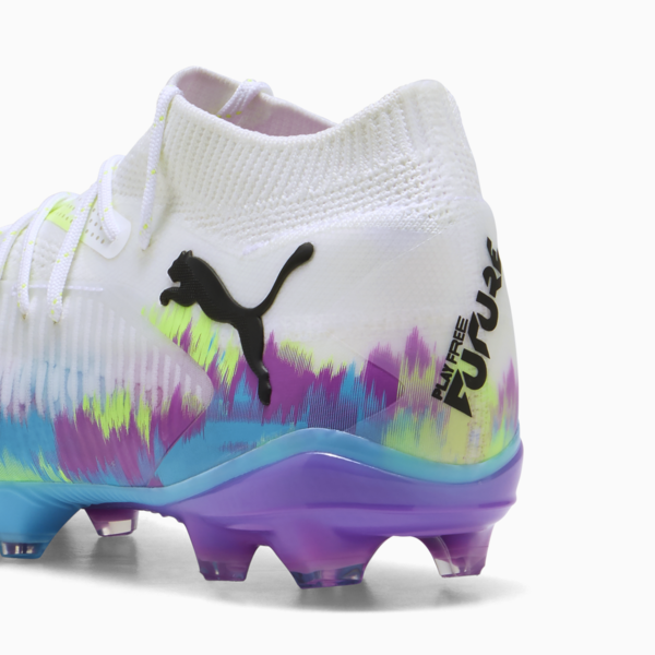 FUTURE 8 PRO BRILLIANCE FG/AG Football Boots Women, PUMA White-Fizzy Apple-Bright Aqua-Pure Magenta, large-ZAF