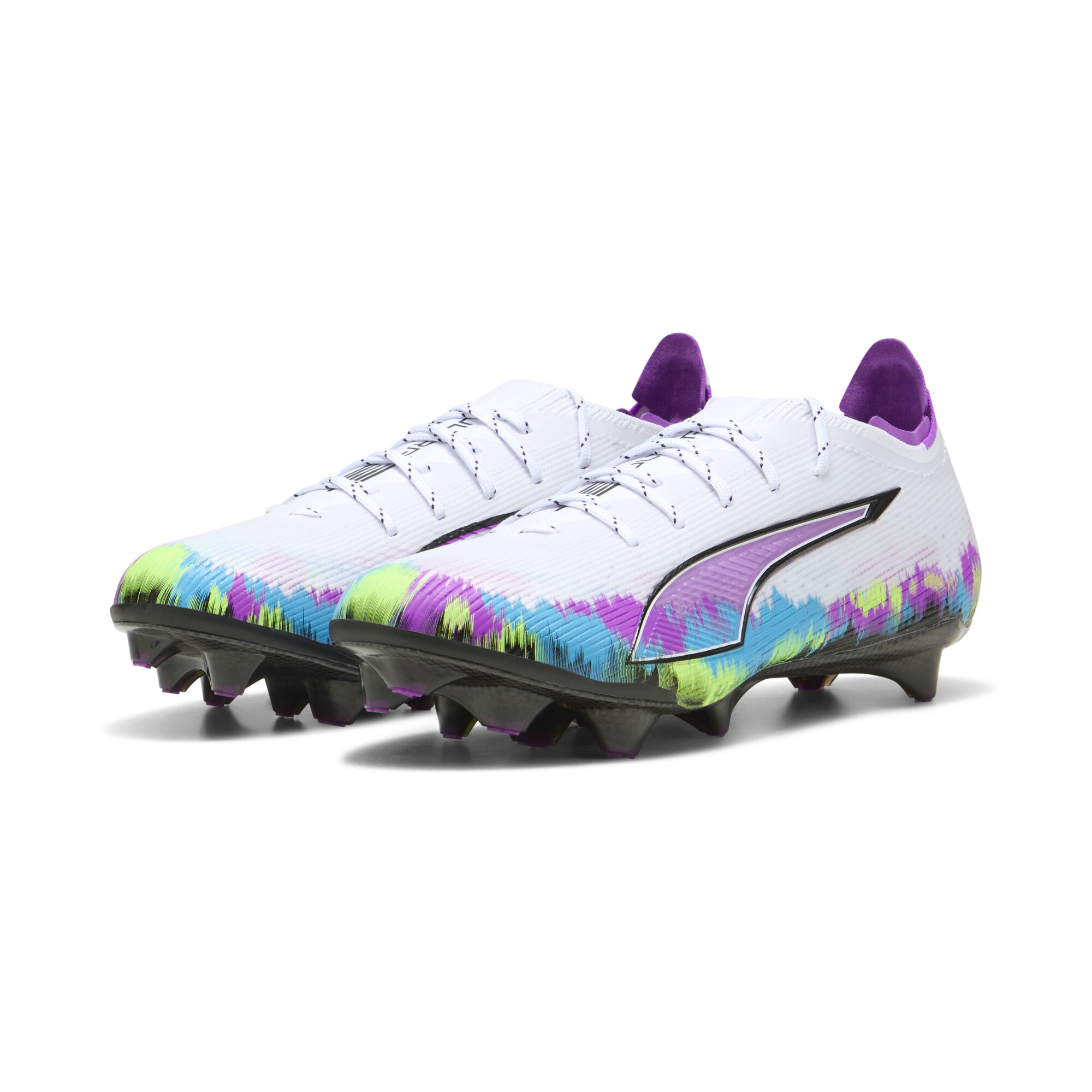 PUMA ULTRA 6 CARBON BRILLIANCE FG voetbalschoenen voor Dames, Wit, Maat 36 thumbnail 7
