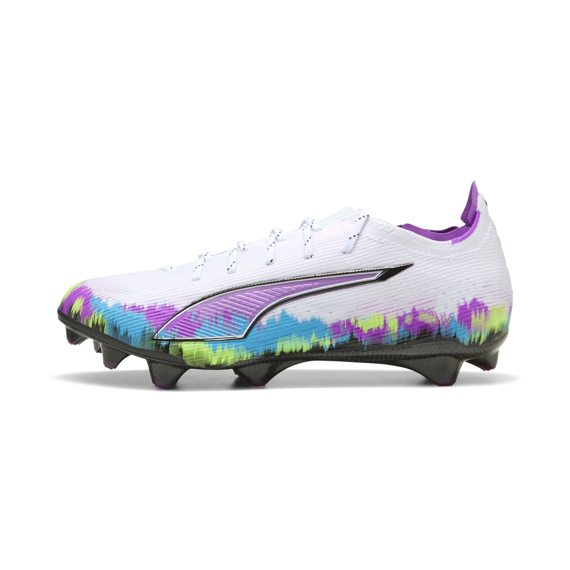 PUMA ULTRA 6 CARBON BRILLIANCE FG Soccer Cleats Women Shoes in White/Fizzy Apple/Bright Aqua - 108771_01