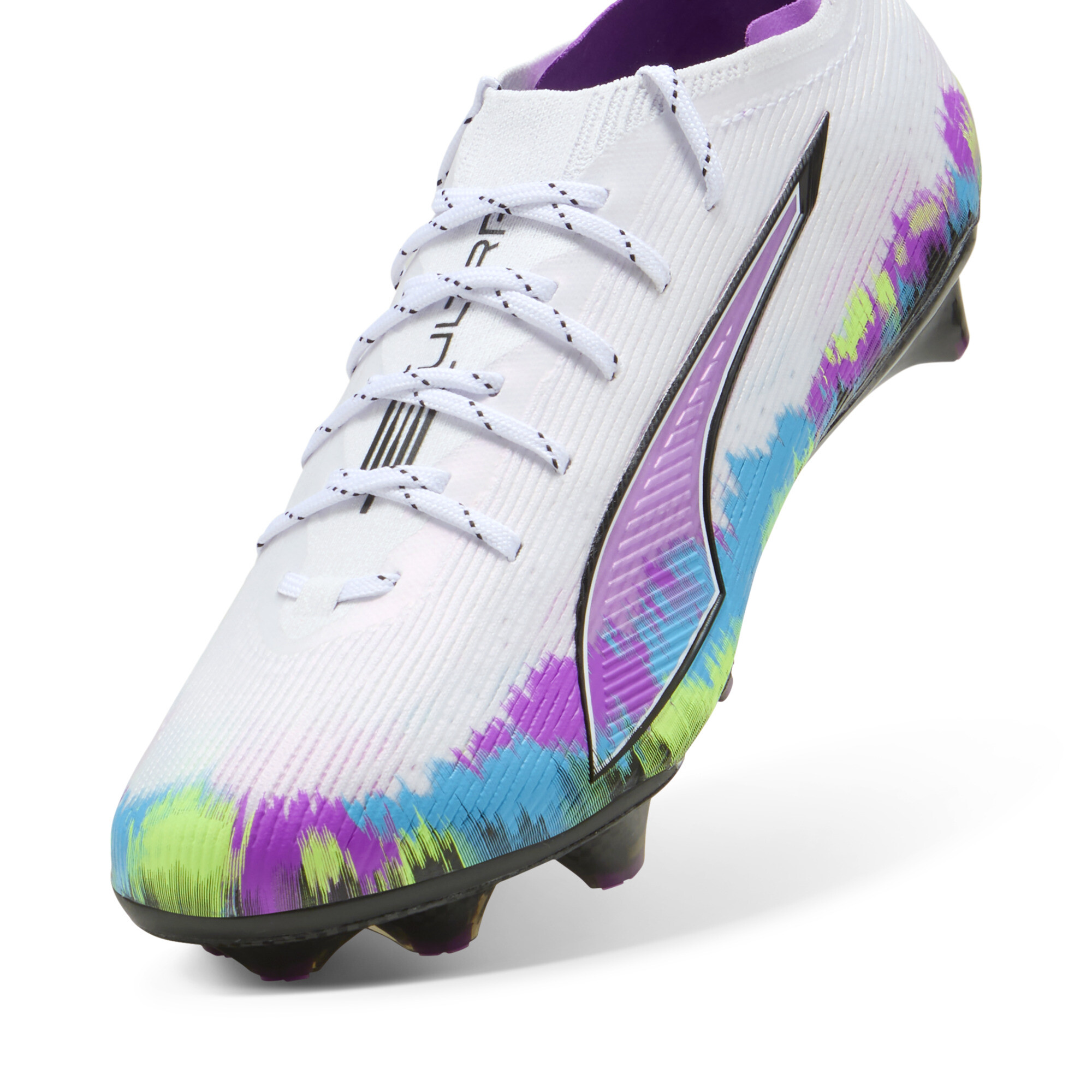 PUMA ULTRA 6 CARBON BRILLIANCE FG voetbalschoenen voor Dames, Wit, Maat 36 thumbnail 3